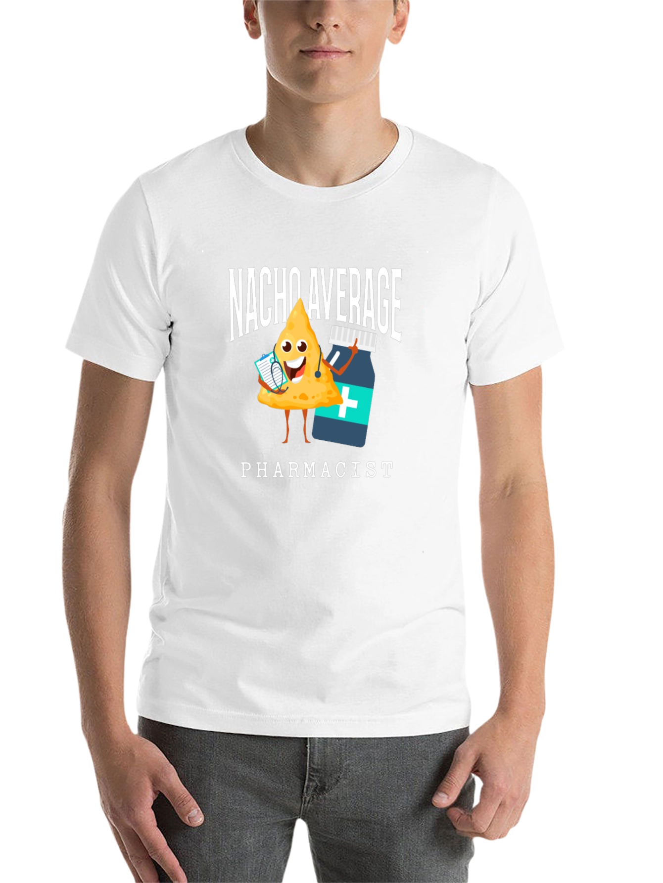 Black Nacho Average Pharmacist T-Shirt view 14