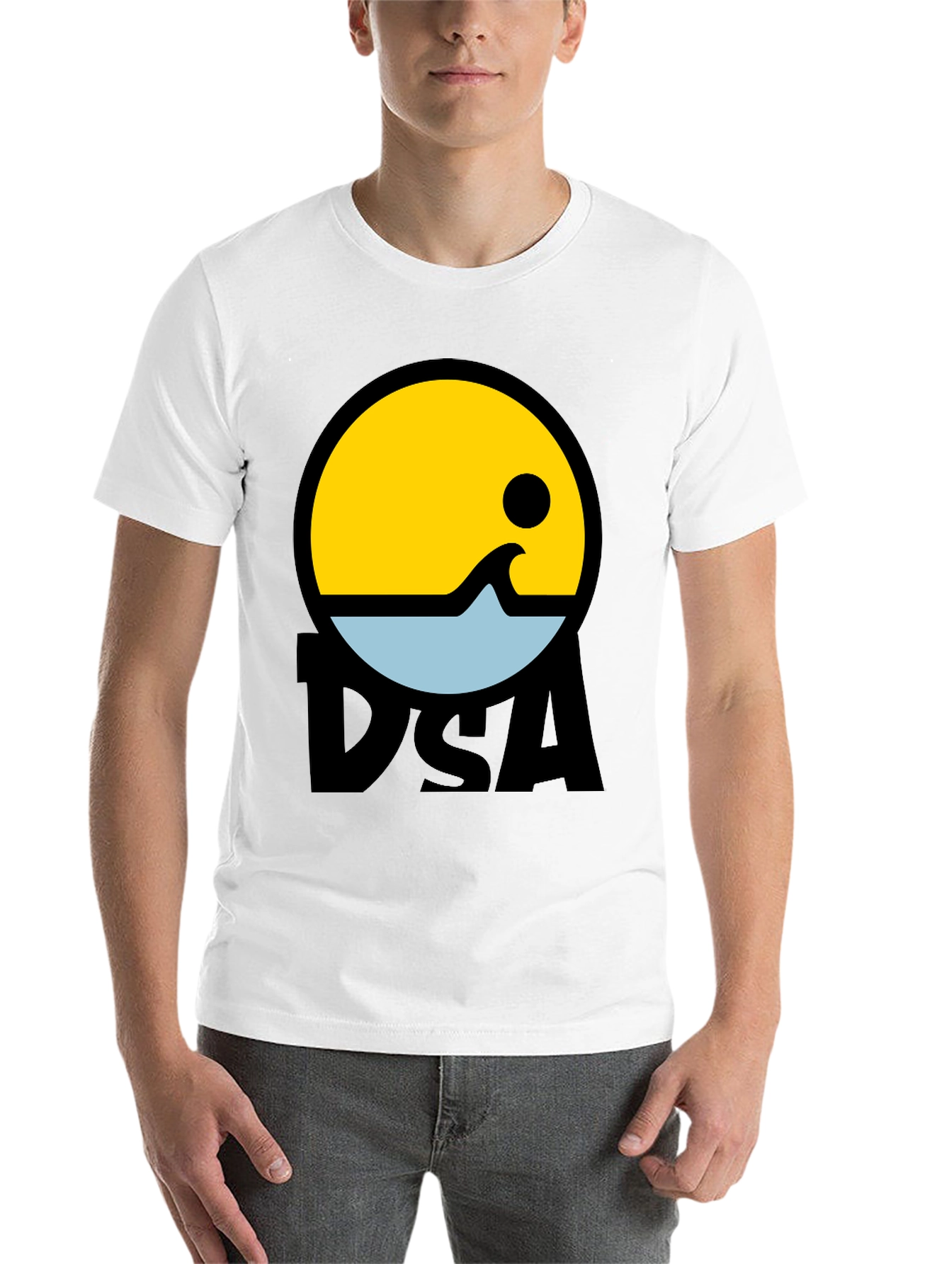 Black DSA Graphic Tee - Retro Style view 14