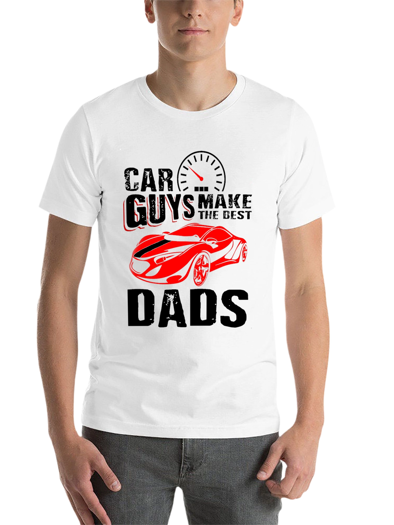 Black Car Guys Make the Best Dads Graphic T-Shirt view 14