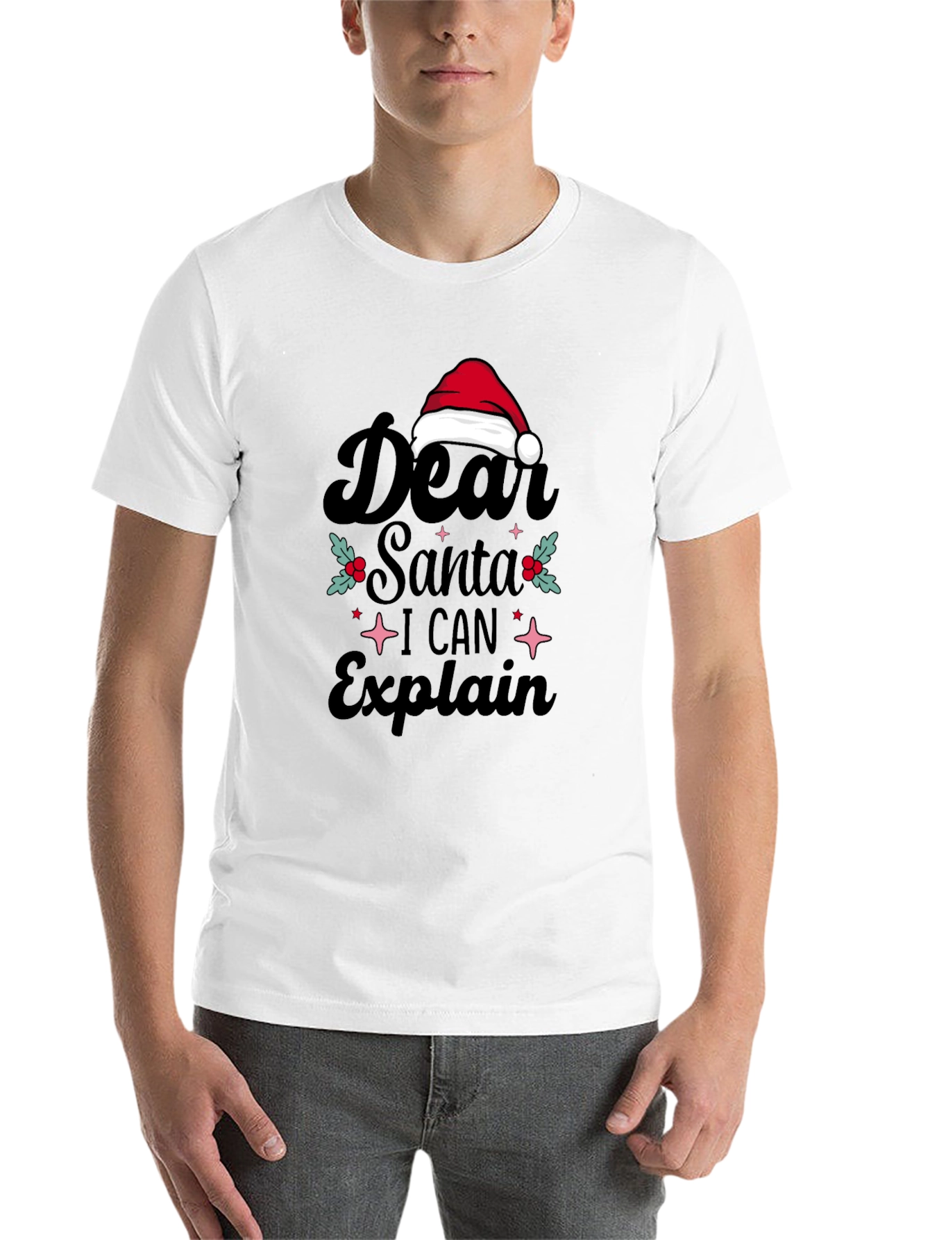 Dear Santa I Can Explain Holiday T-Shirt - 14