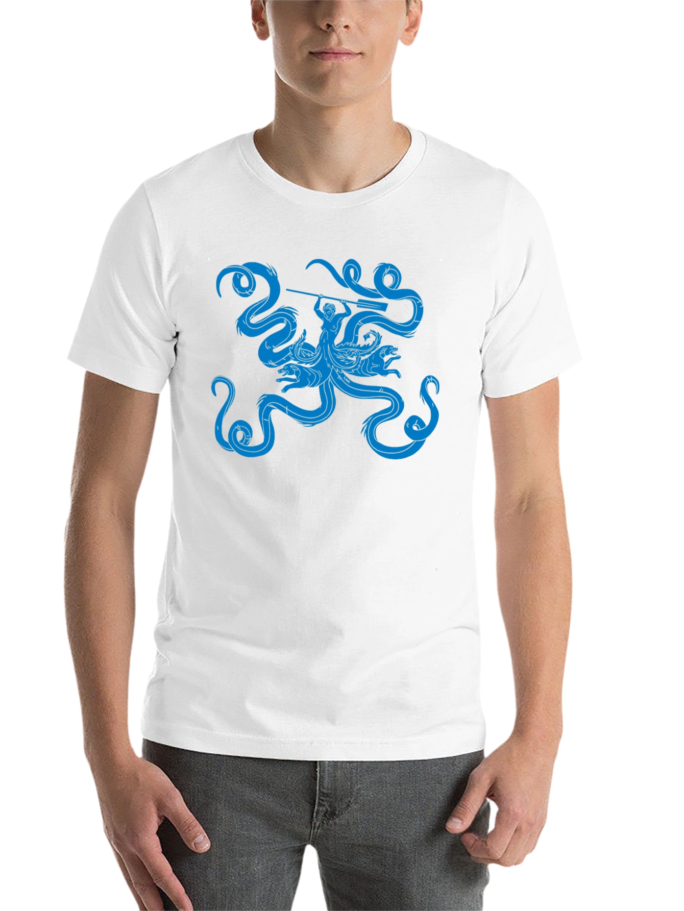 Black Hydra Graphic Black T-Shirt view 14