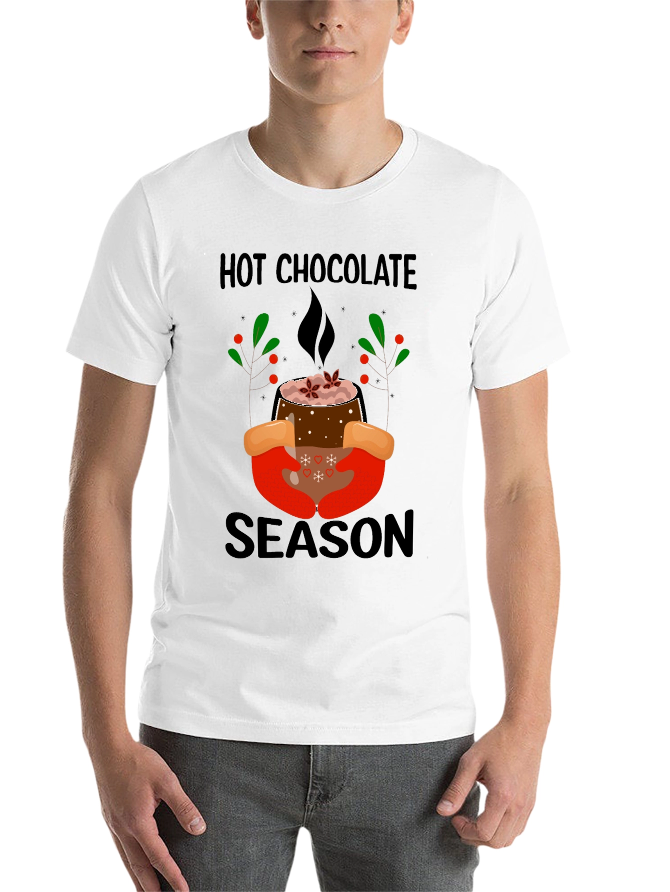 Black Hot Chocolate Season Graphic Tee view 14
