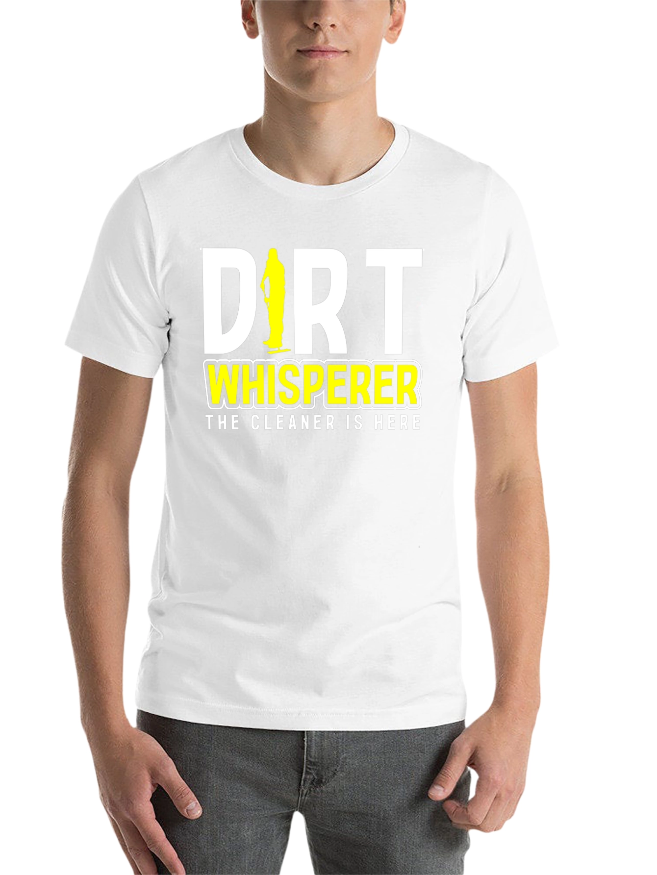 Black Dirt Whisperer Cleaning Crew T-Shirt view 14