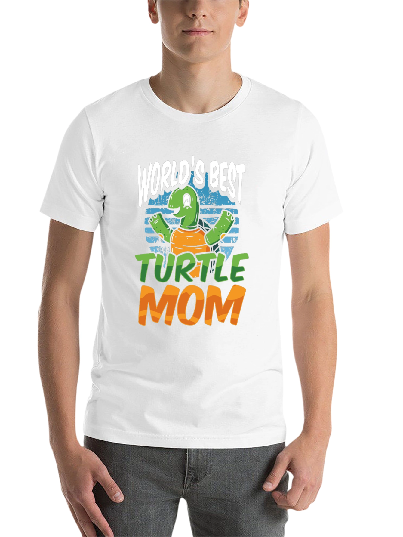 Black World's Best Turtle Mom T-Shirt view 14
