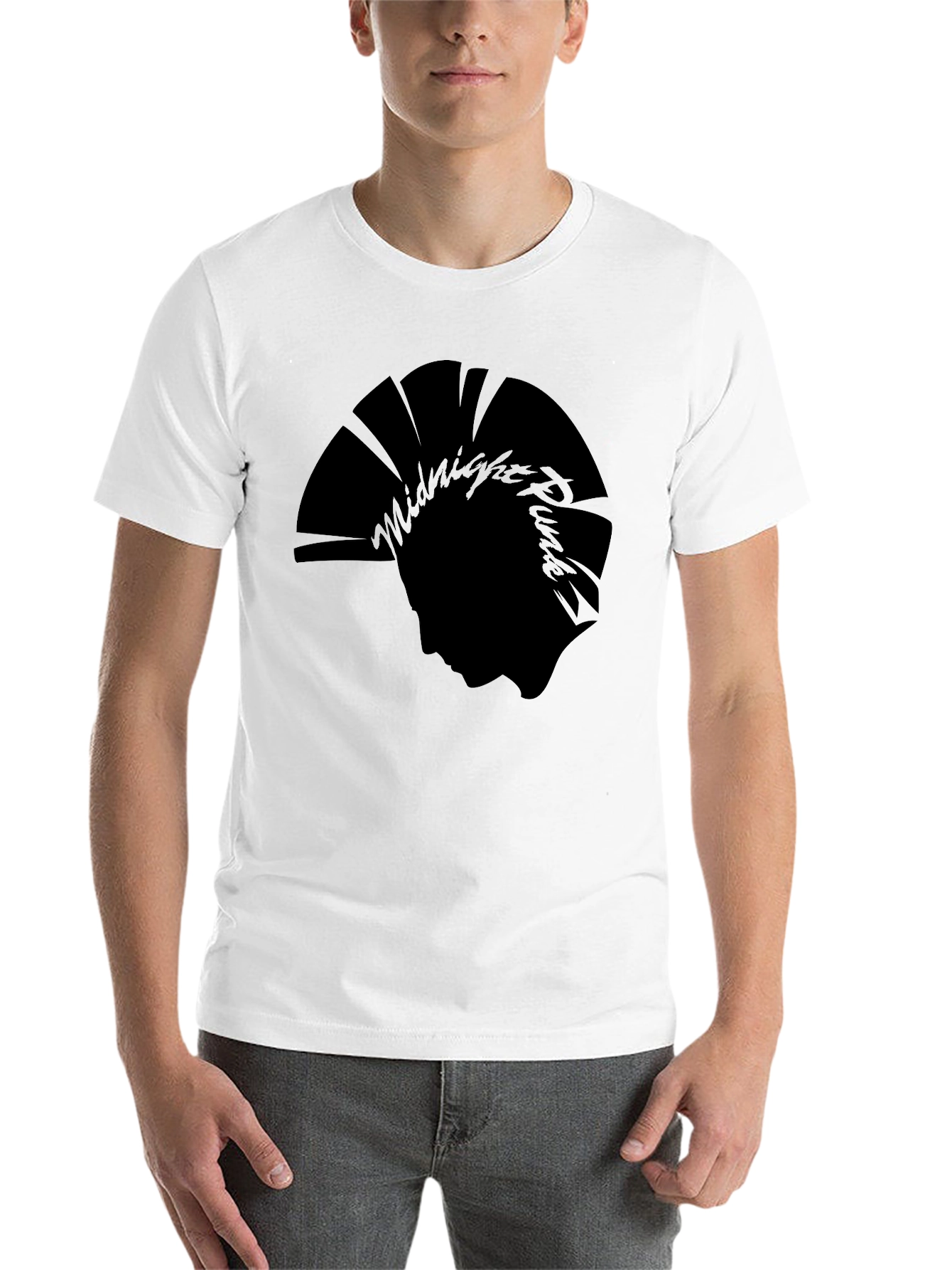 Midnight Punk Graphic Tee - Black - 14