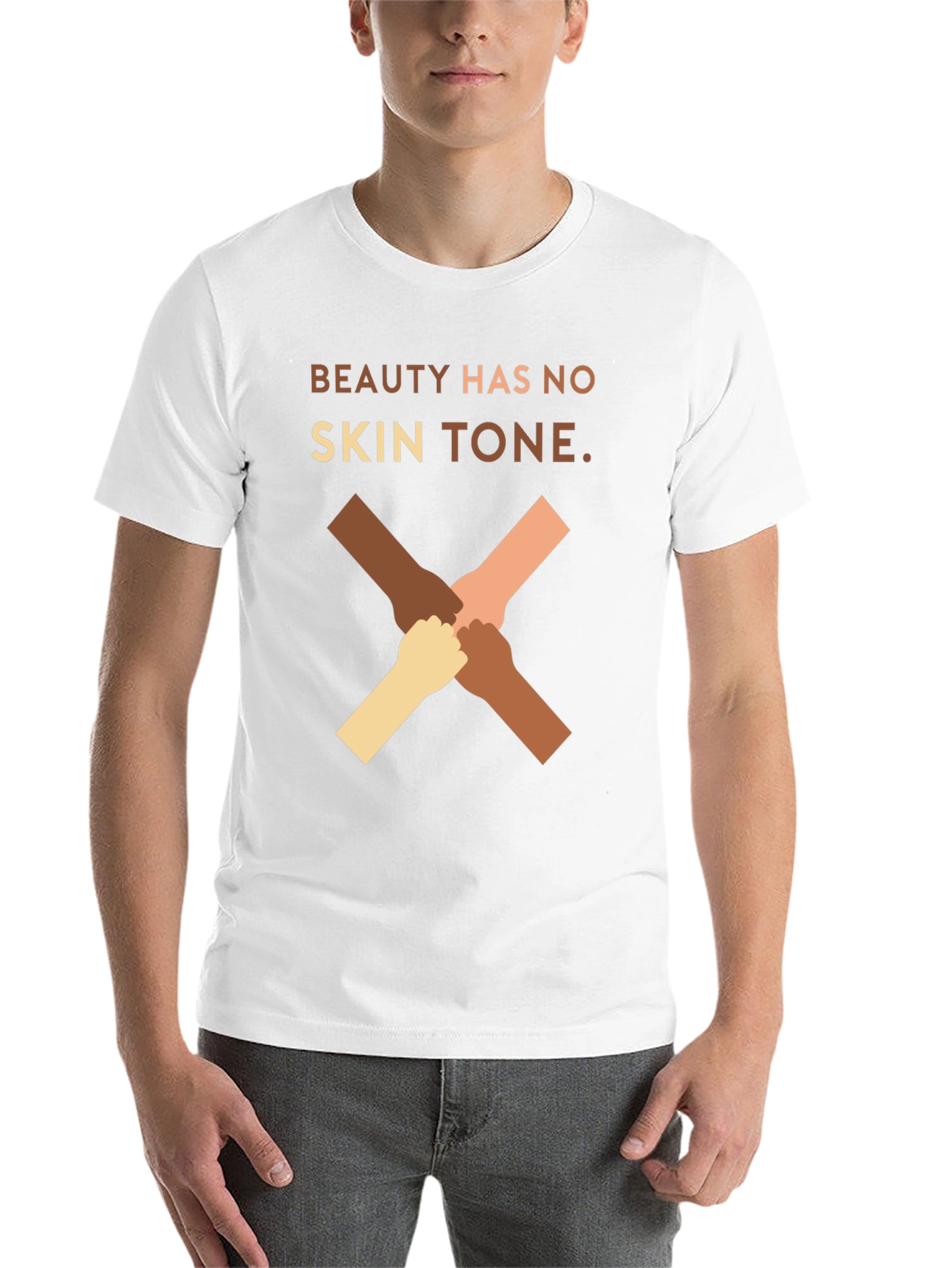Black Beauty Has No Skin Tone Graphic T-Shirt view 14