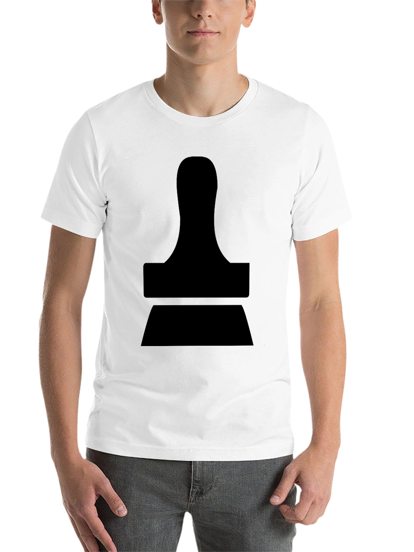 Black Modern Stamp Graphic Black T-Shirt view 14