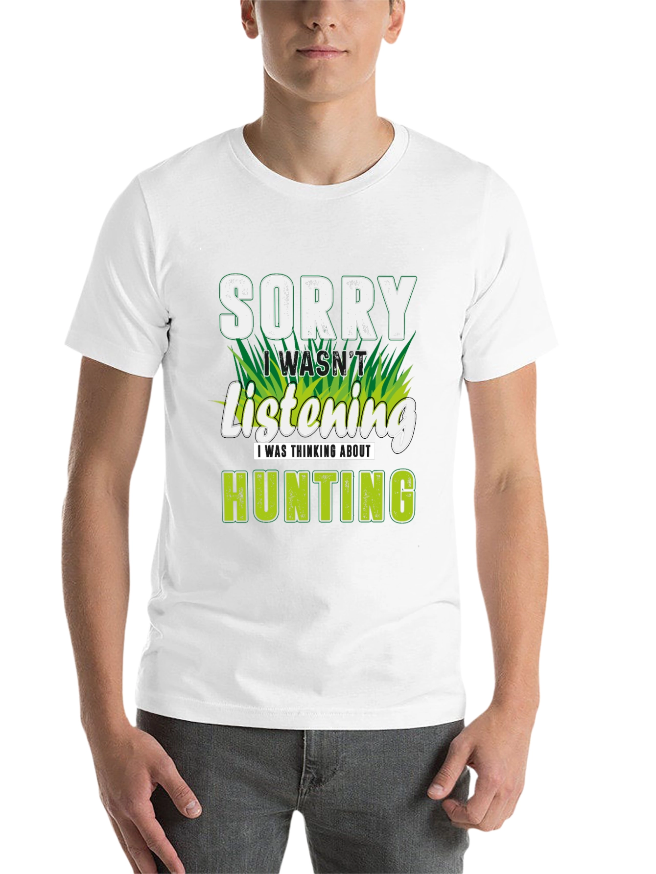 Black Sorry Hunting T-Shirt - Gift for Hunters view 14