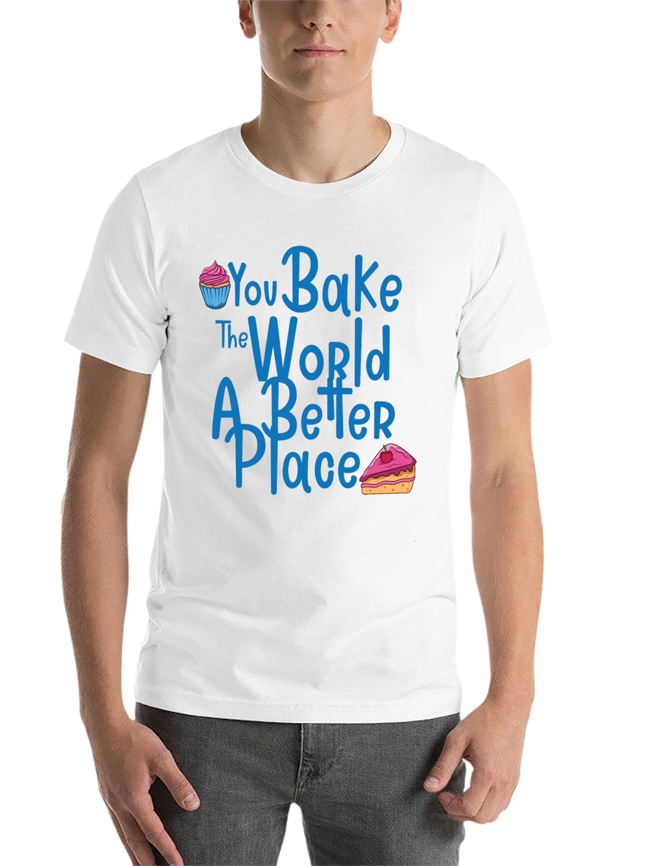 Black You Bake The World A Better Place Graphic T-Shirt view 14