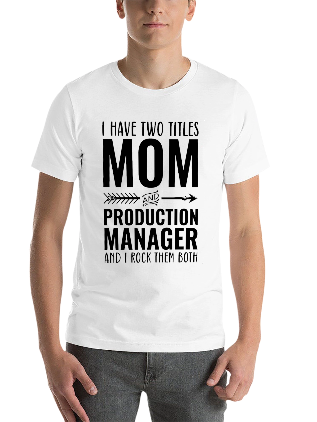 Black Mom and Production Manager T-Shirt view 14