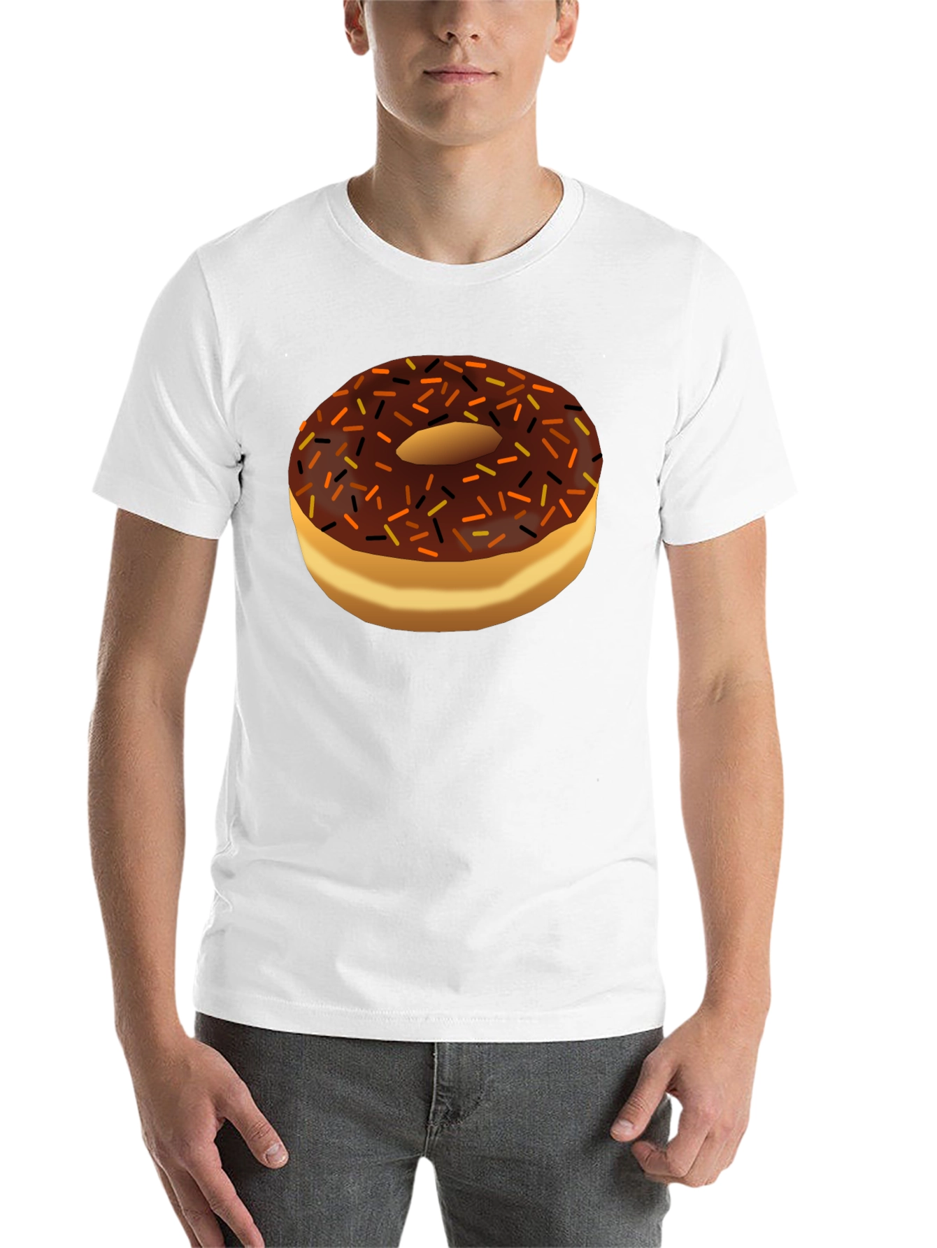Black Donut Graphic Black T-Shirt view 14