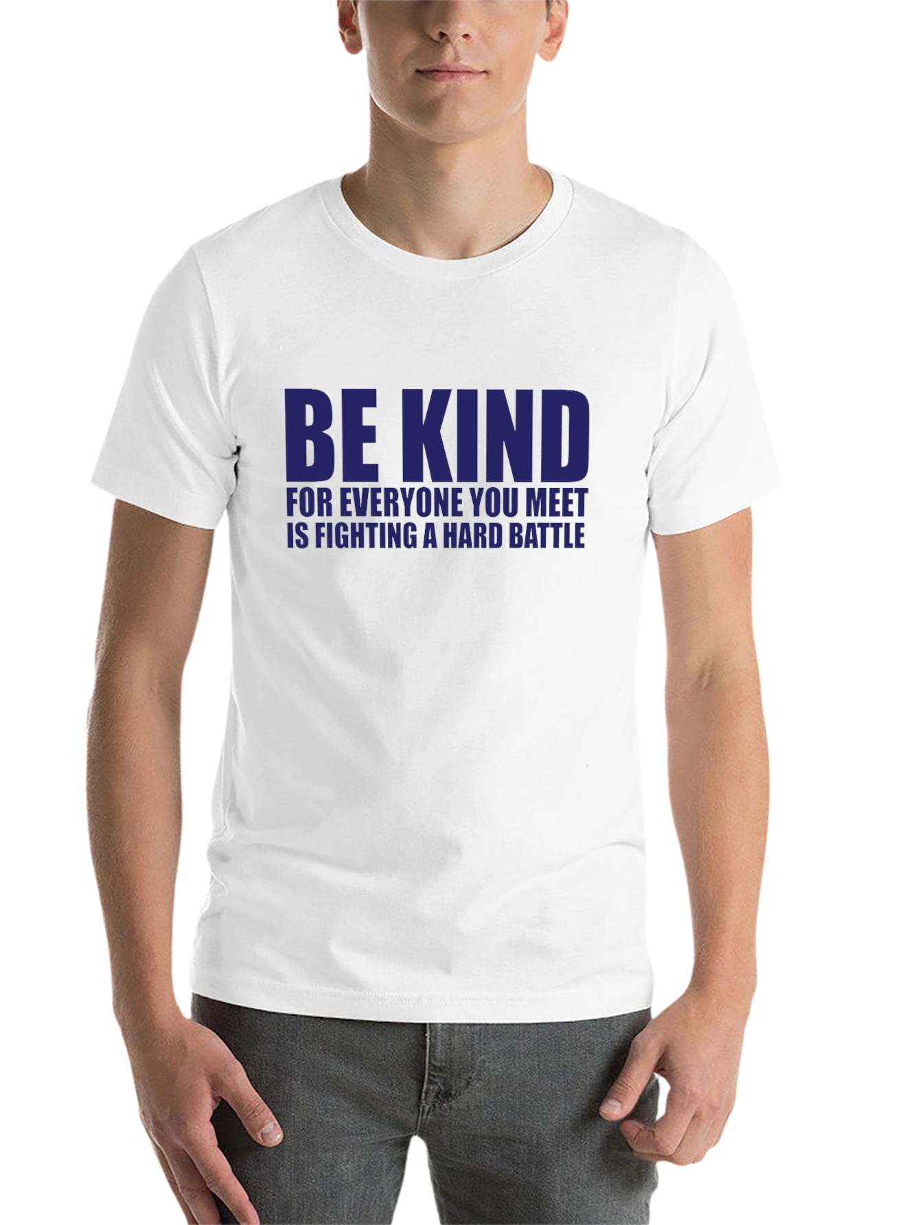 Black Be Kind T-Shirt: Everyone You Meet is Fighting a Hard Battle view 14