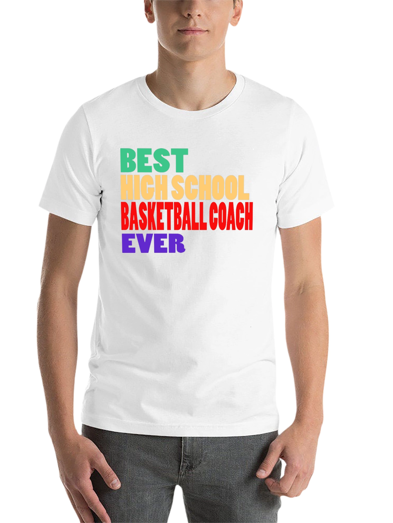 Black Best Basketball Coach Ever T-Shirt view 14