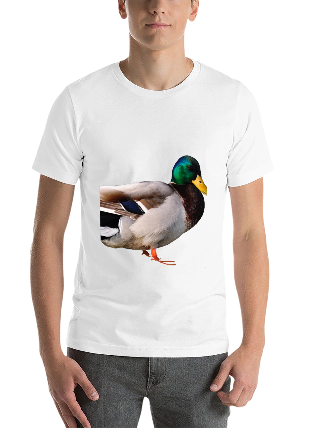 Black Duck Graphic T-Shirt - Men's Black Tee view 14