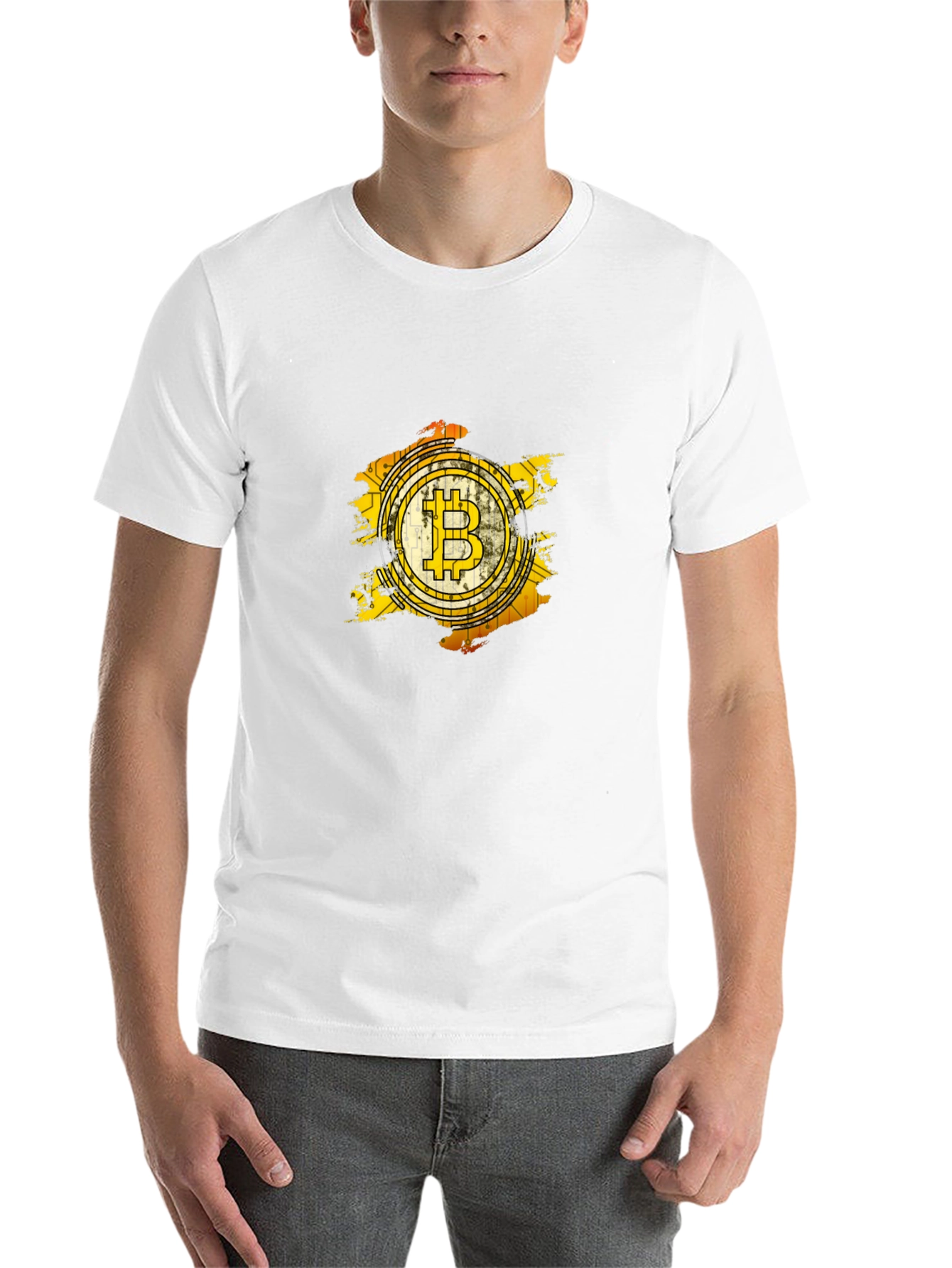 Black Bitcoin Graphic Tee - Crypto Enthusiast T-Shirt view 14