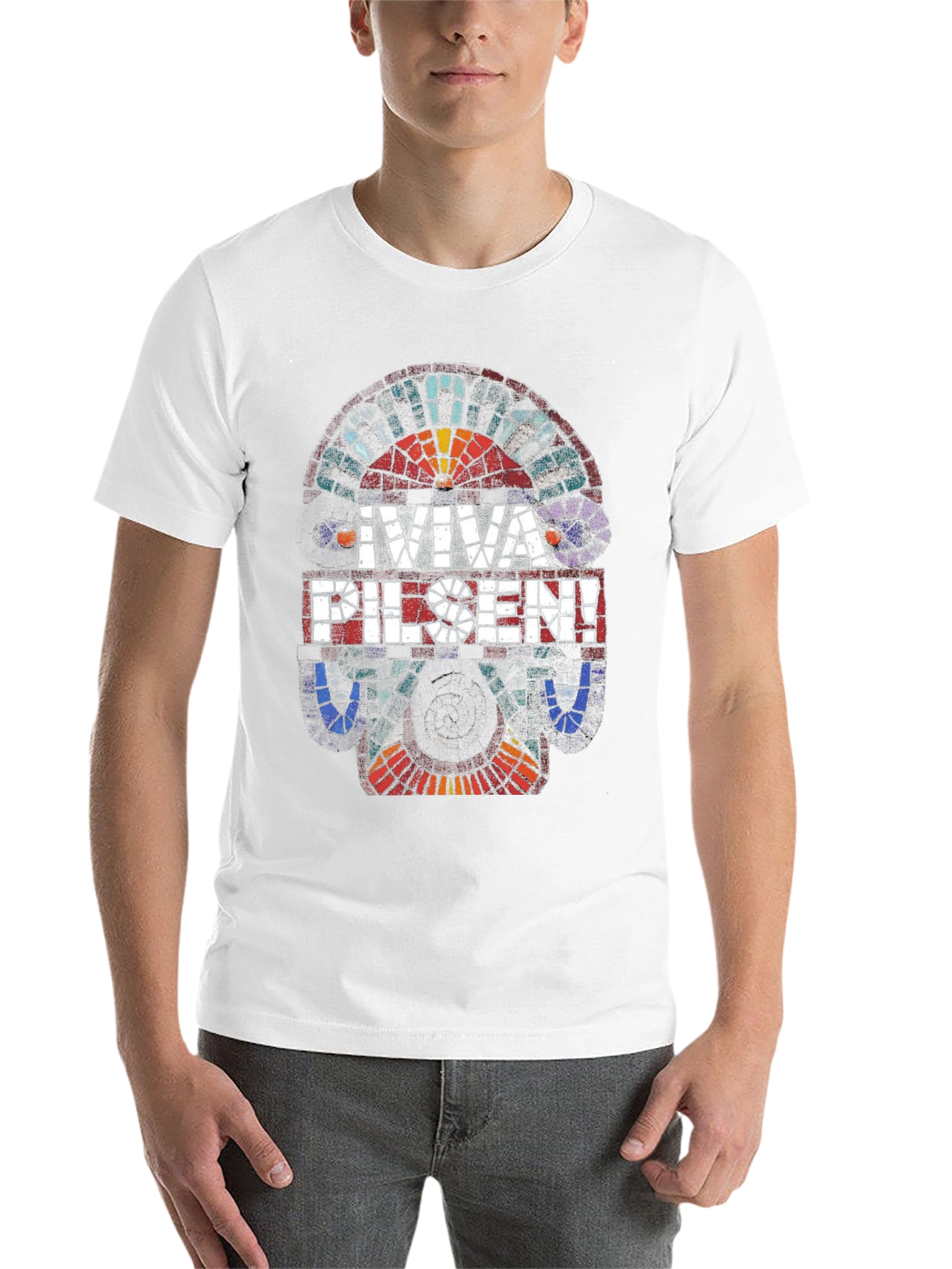 Black Viva Pilsen T-Shirt - Unique Graphic Tee view 14