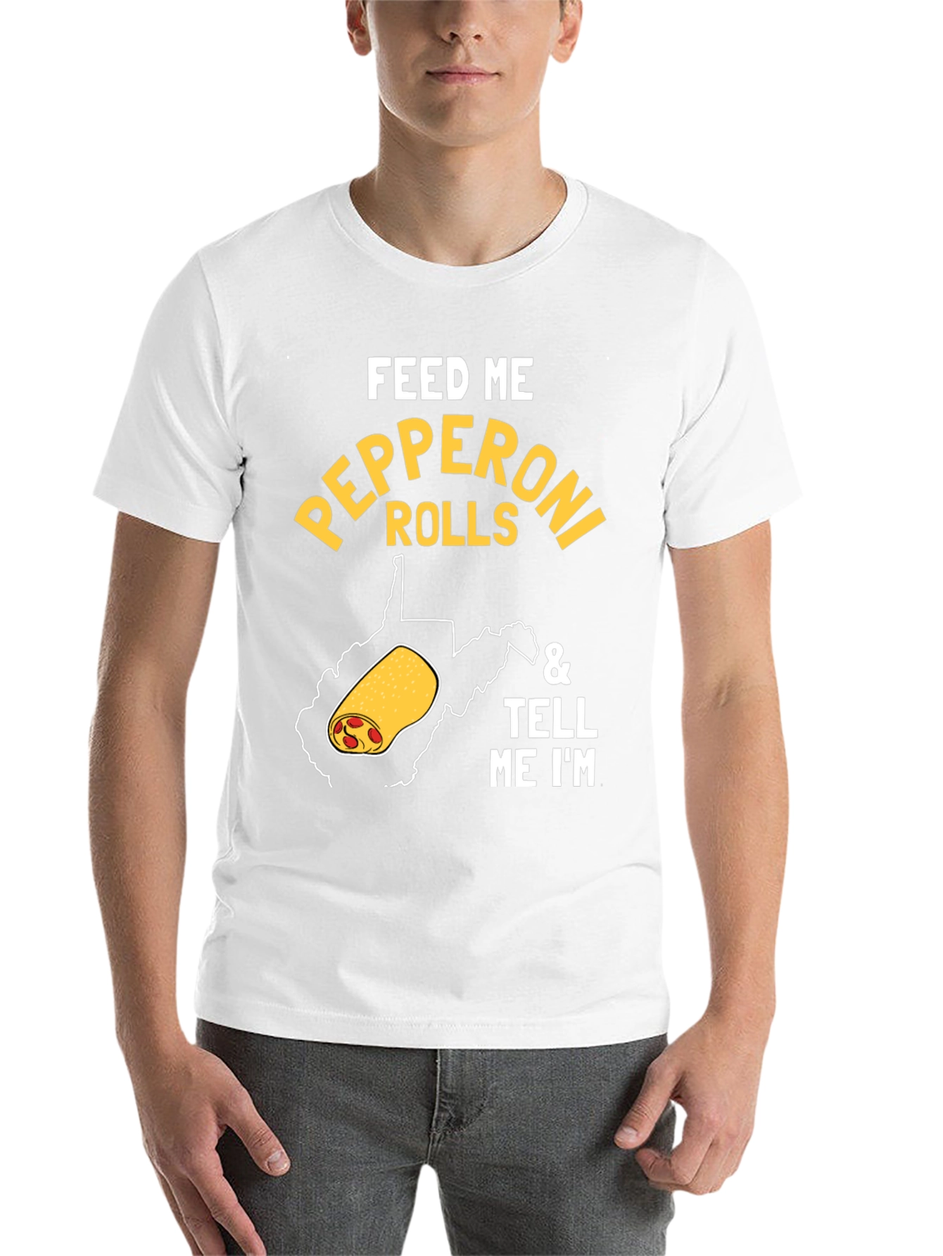 Black Feed Me Pepperoni Rolls Graphic Tee view 14