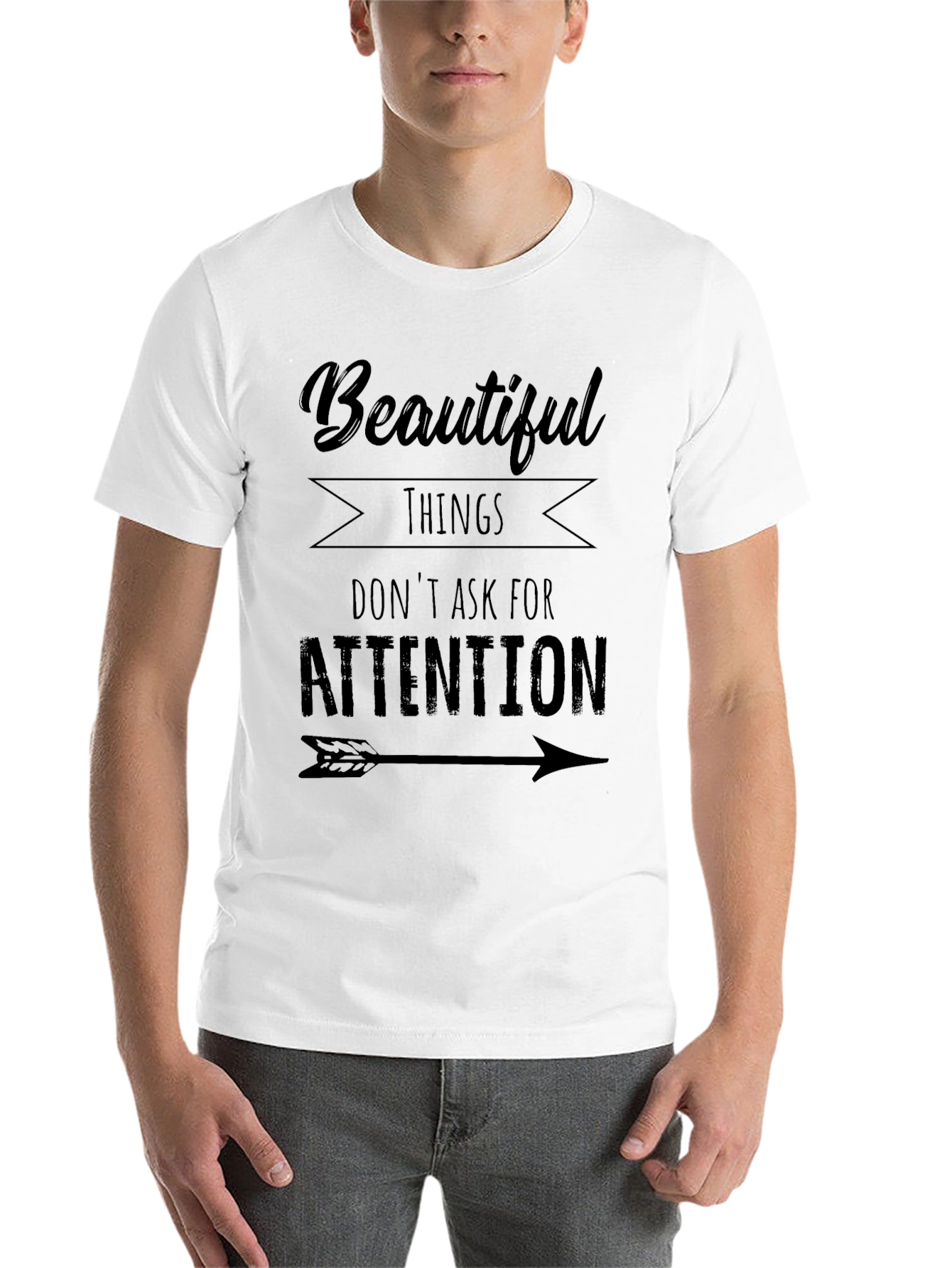 Black Beautiful Things Tee - Black Graphic Print T-Shirt view 14