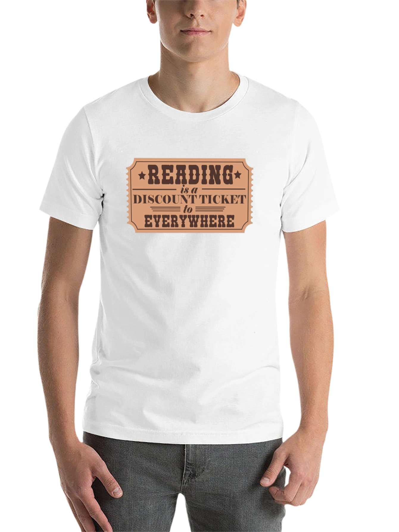 Black Reading is a Discount Ticket T-Shirt view 14