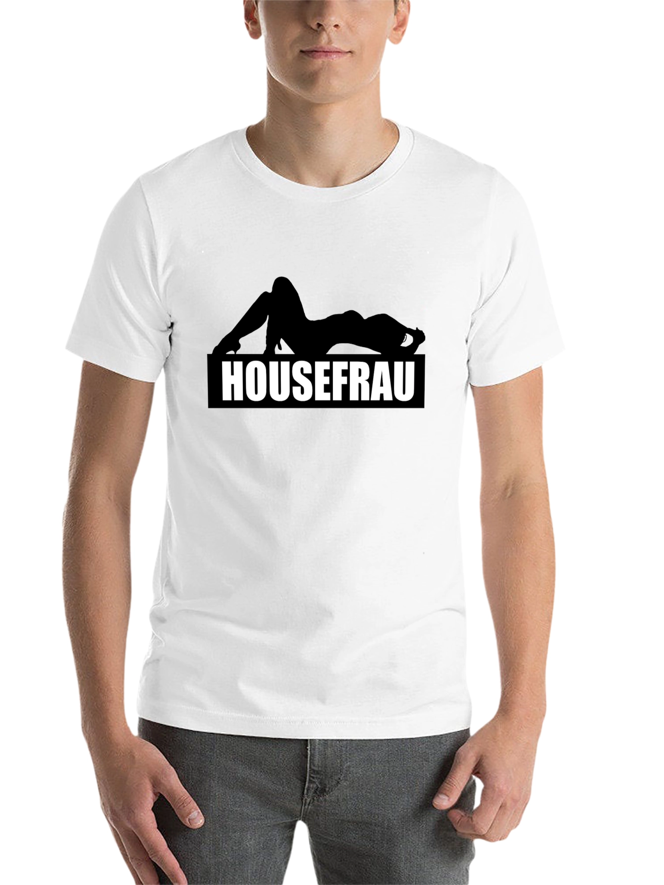 Black Housefrau Graphic T-Shirt - Black Tee view 14
