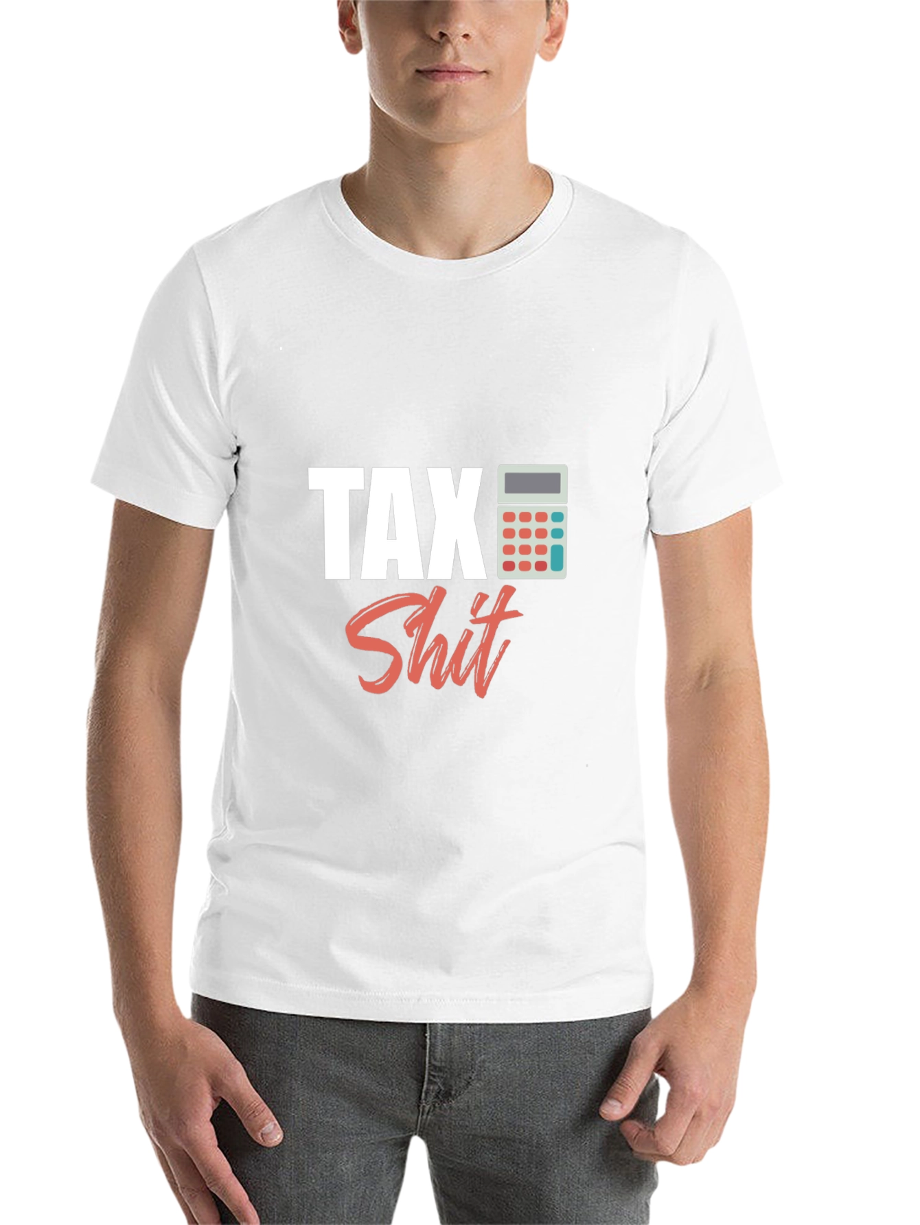 Black Tax Shit T-Shirt - Funny Accountant Tee view 14