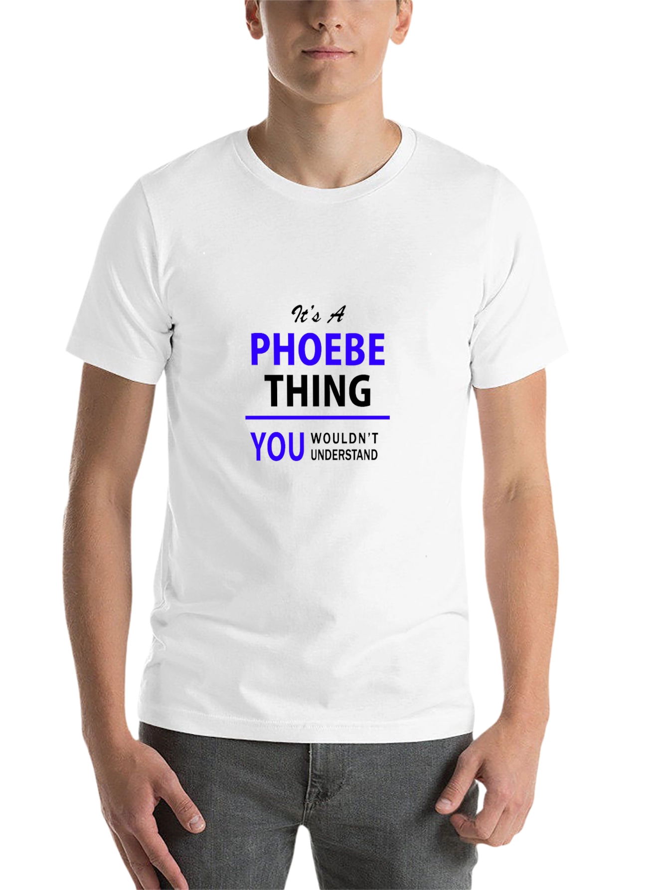 Black It's A Phoebe Thing T-Shirt view 14