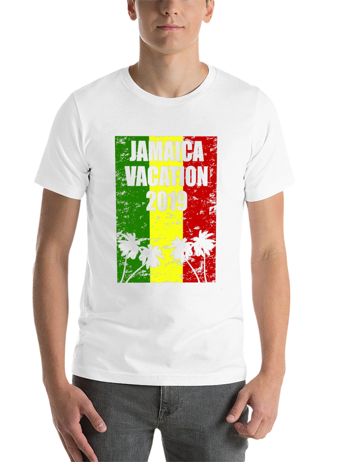 Jamaica Vacation 2019 Black T-Shirt - 14