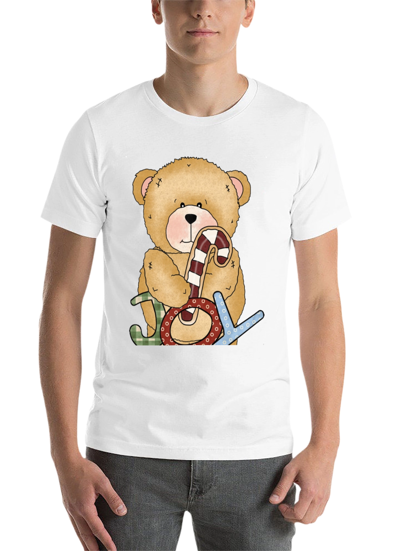 Black Teddy Bear JOY Graphic Tee view 14