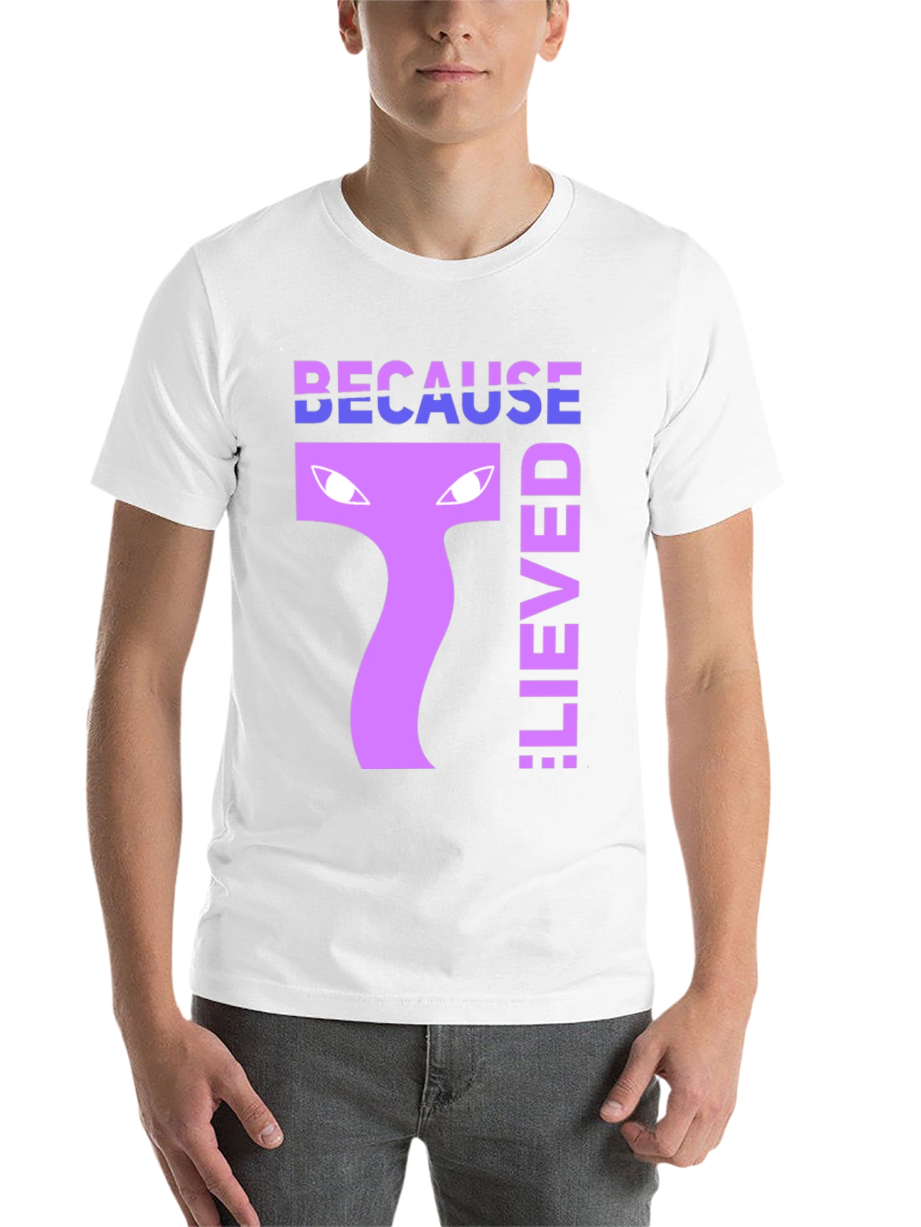 Black Because I Lied Funny Novelty T-Shirt view 14