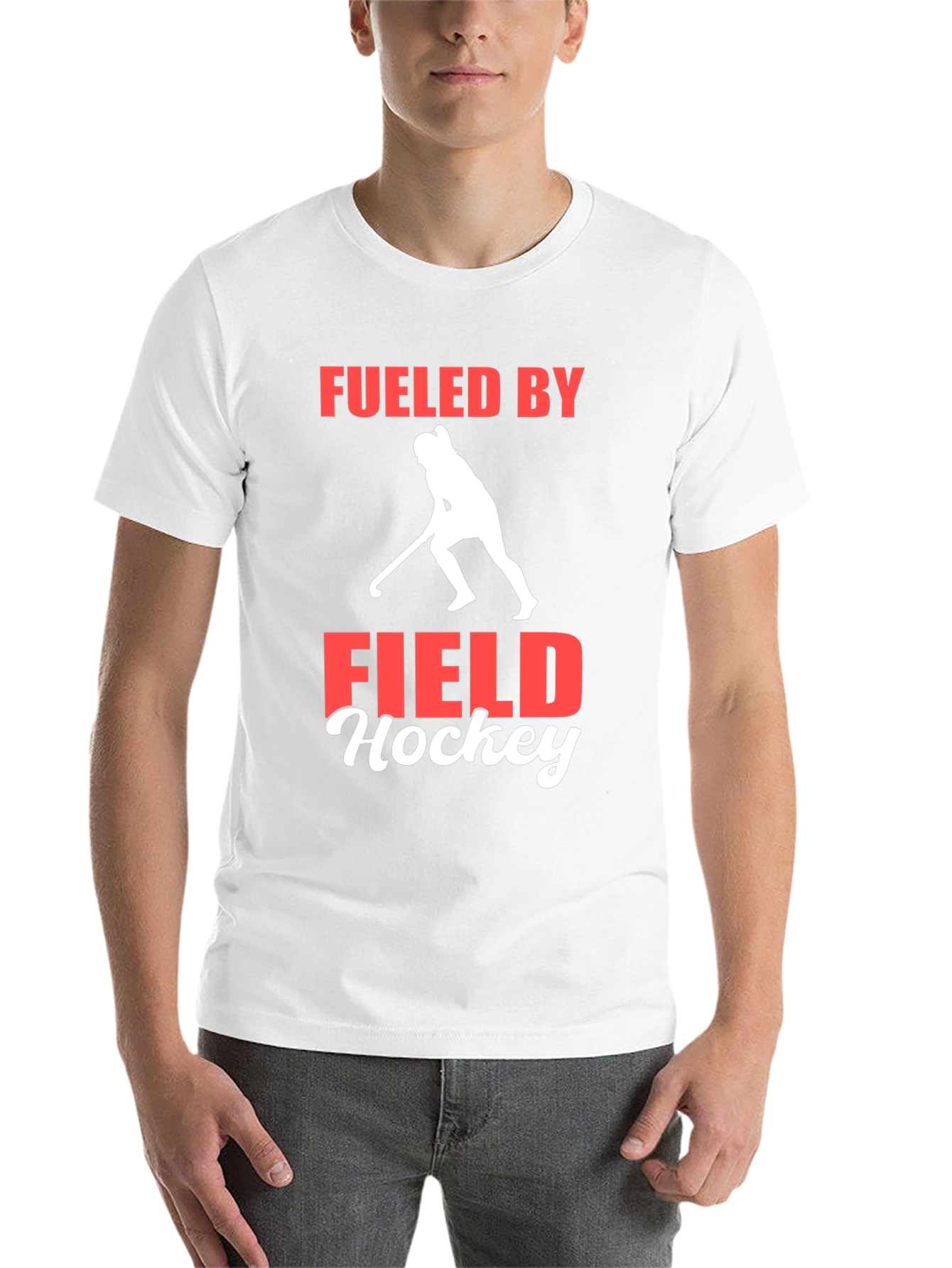 Black Fueled by Field Hockey T-Shirt view 14