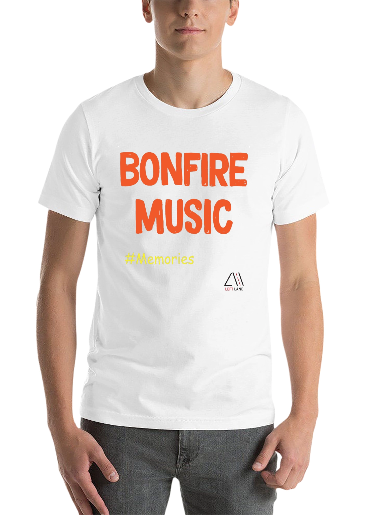 Black Bonfire Music Memories Graphic T-Shirt view 14