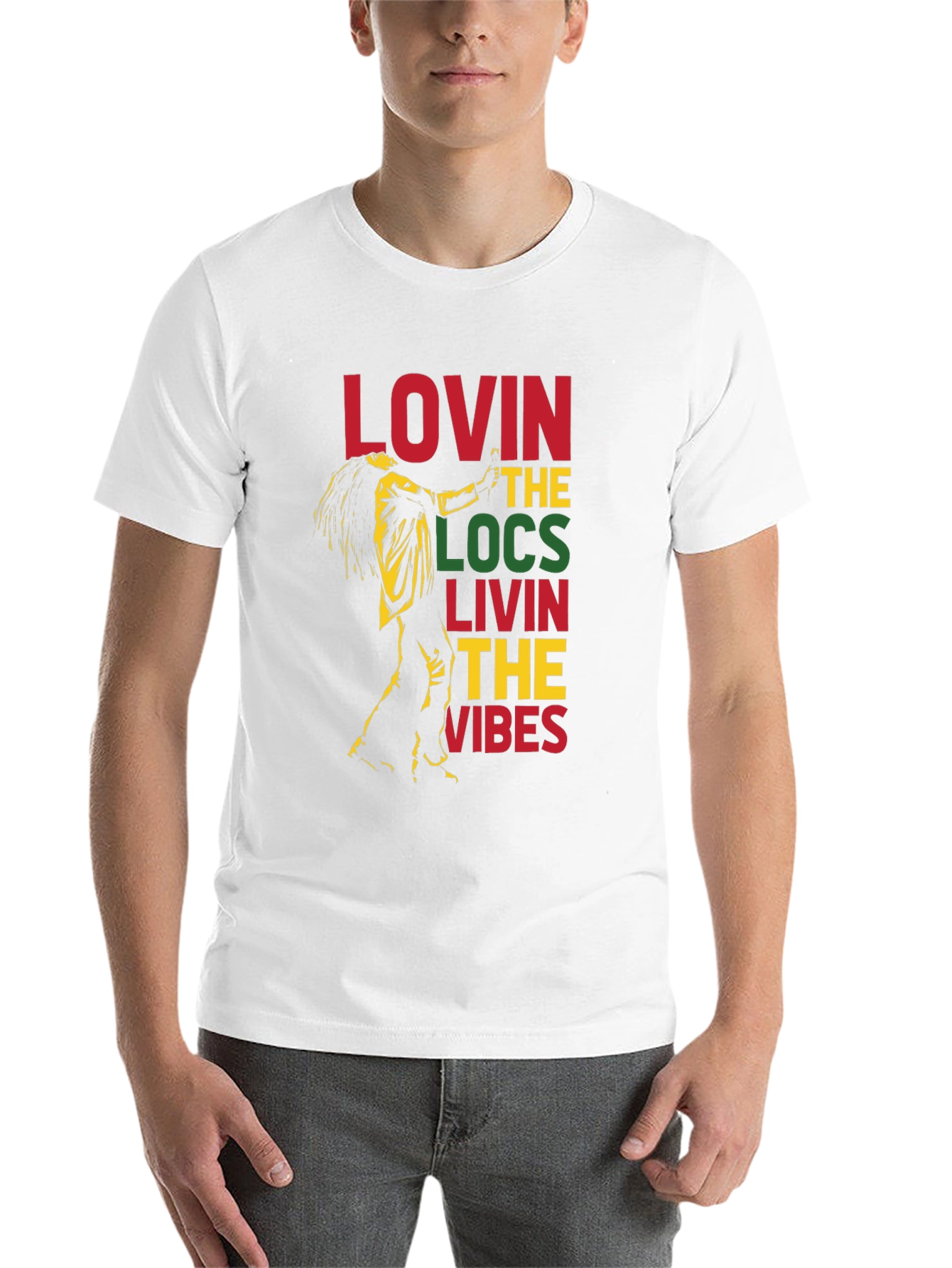 Black Lovin' The Locs Graphic T-Shirt view 14