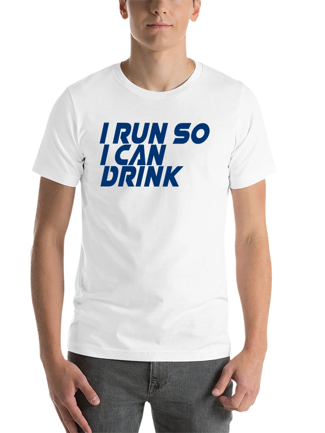 Black Run to Drink T-Shirt - Funny Workout Tee view 14