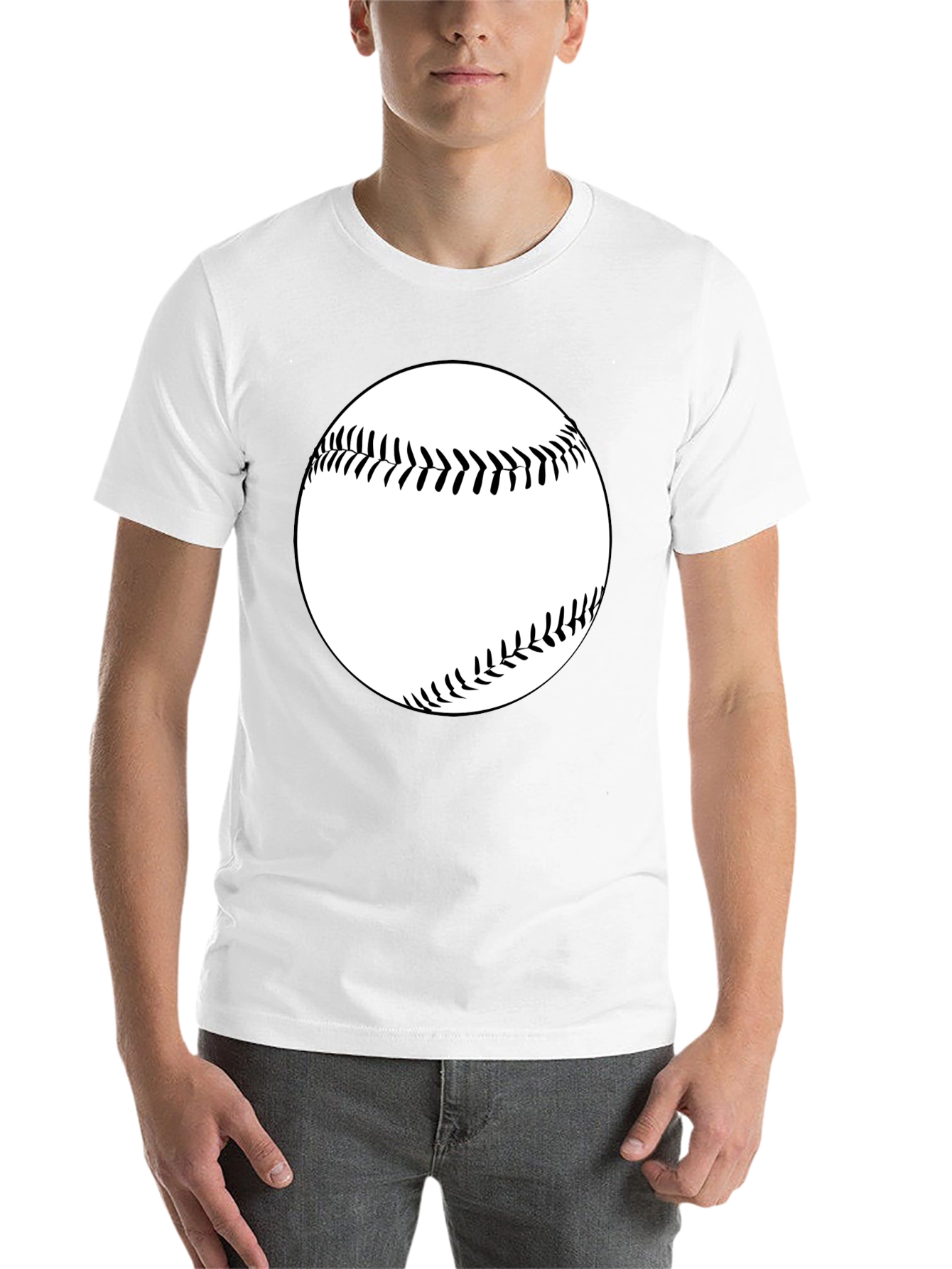 Black Baseball Graphic Tee - Classic Black T-Shirt view 14