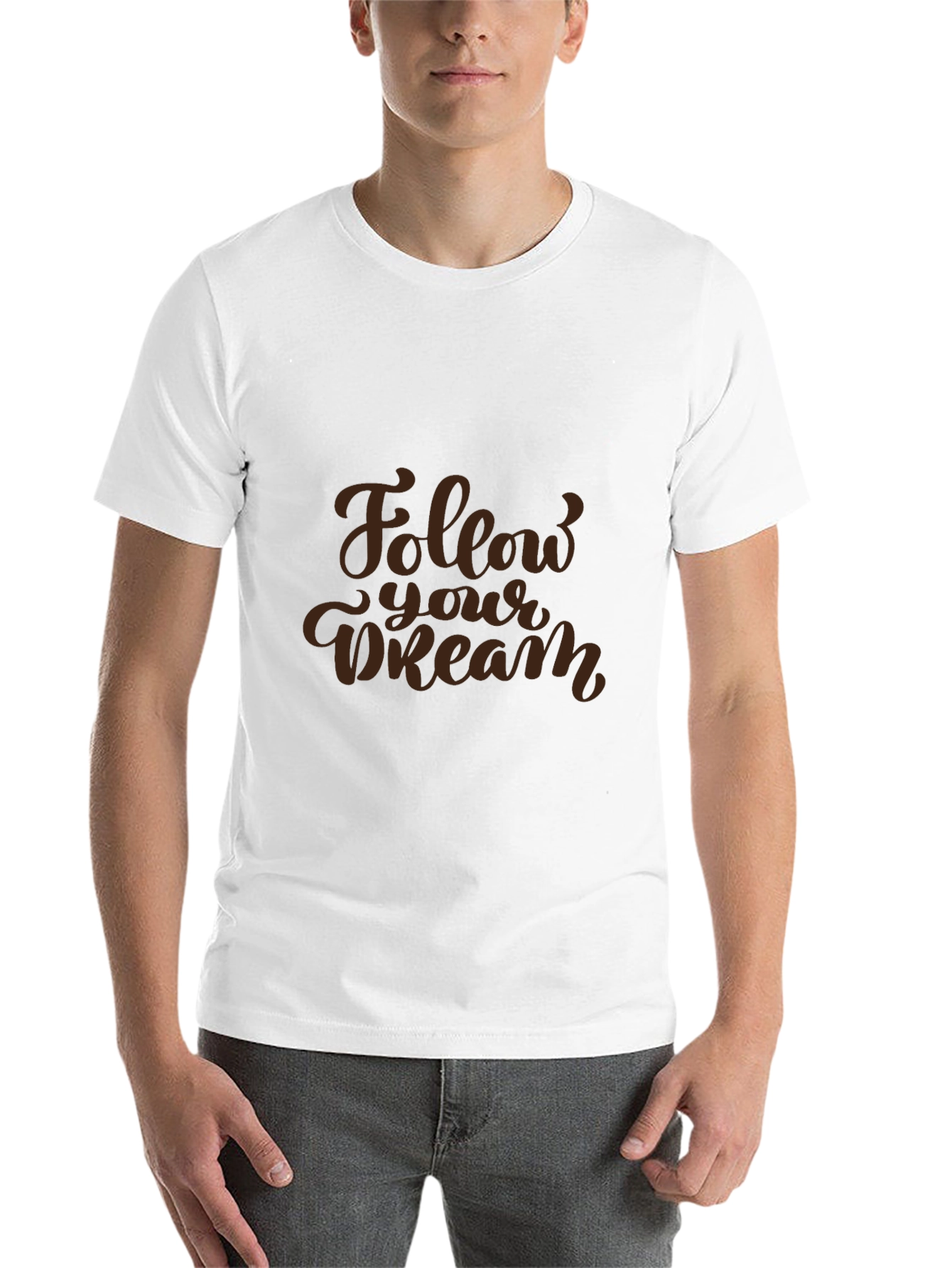 Black Follow Your Dream Black T-Shirt view 14