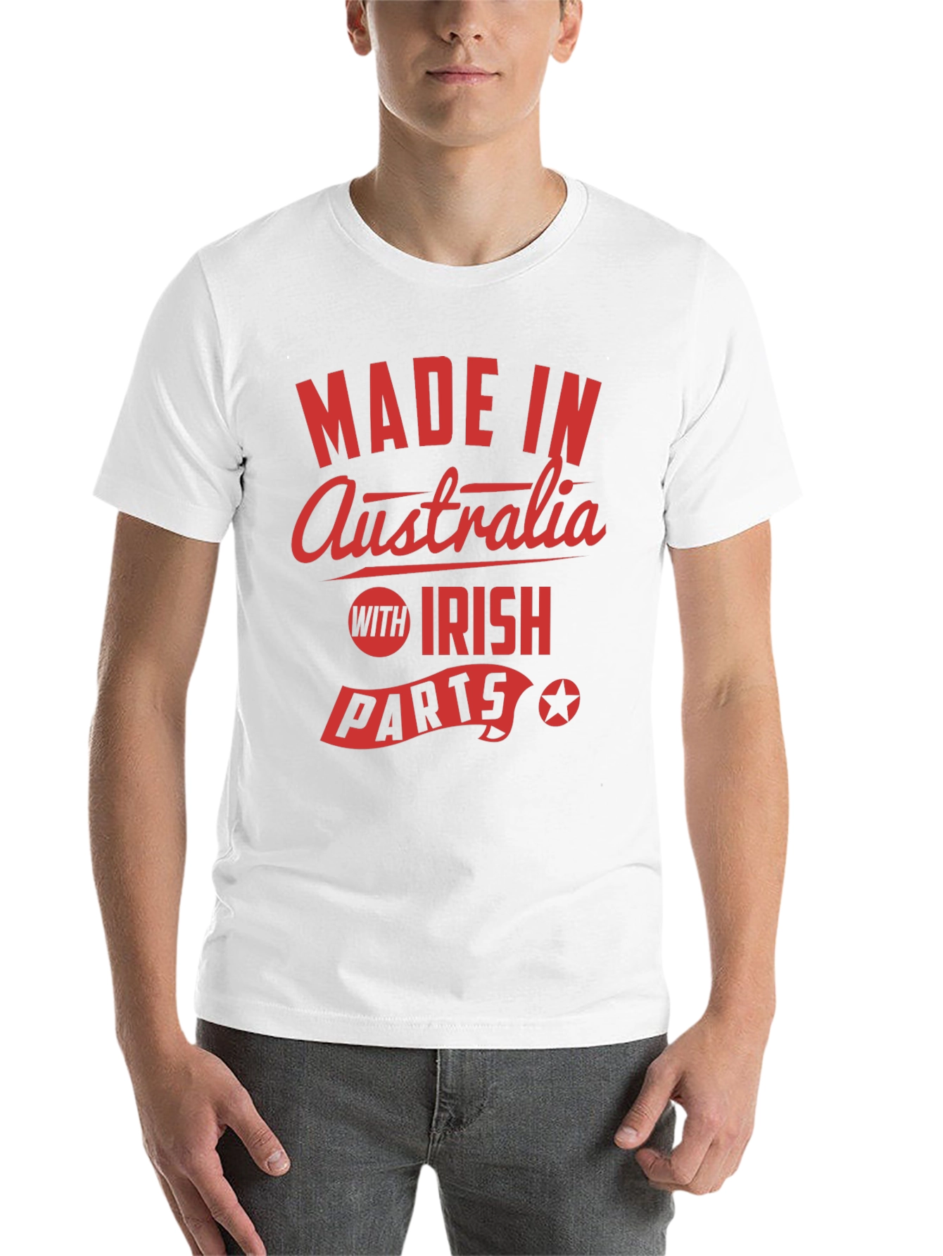 Made in Australia with Irish Parts Men's T-Shirt - 14