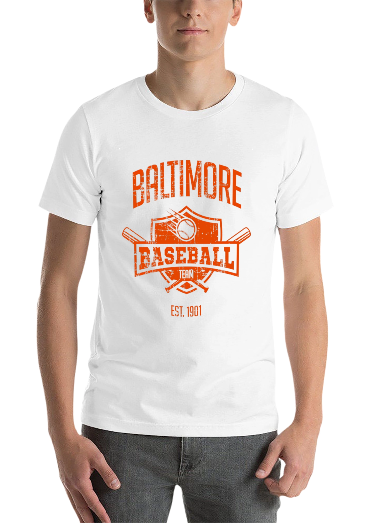 Baltimore Baseball Team T-Shirt - Est. 1901 - Black - 14