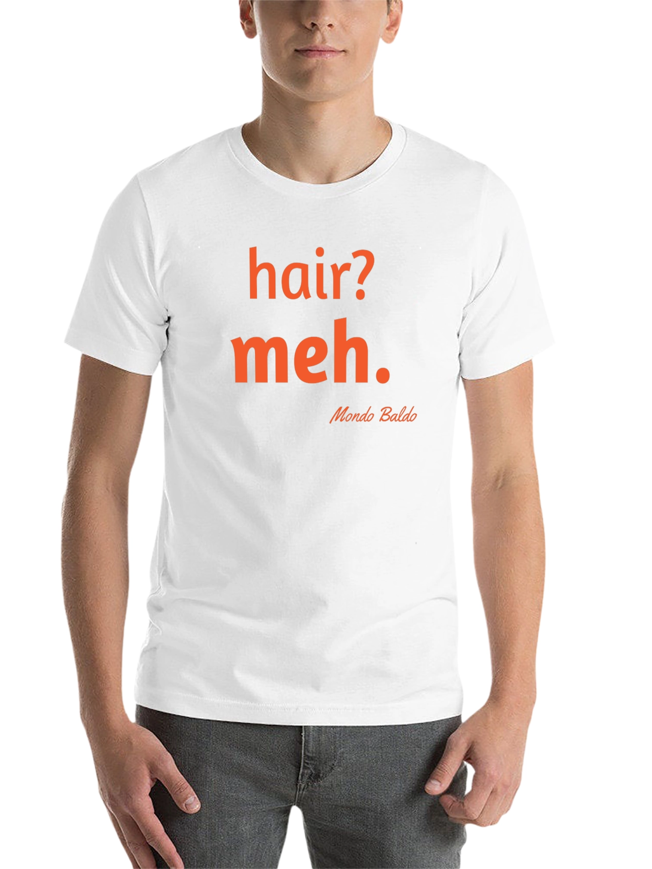 Black Hair? Meh. T-Shirt - Bald Pride view 14