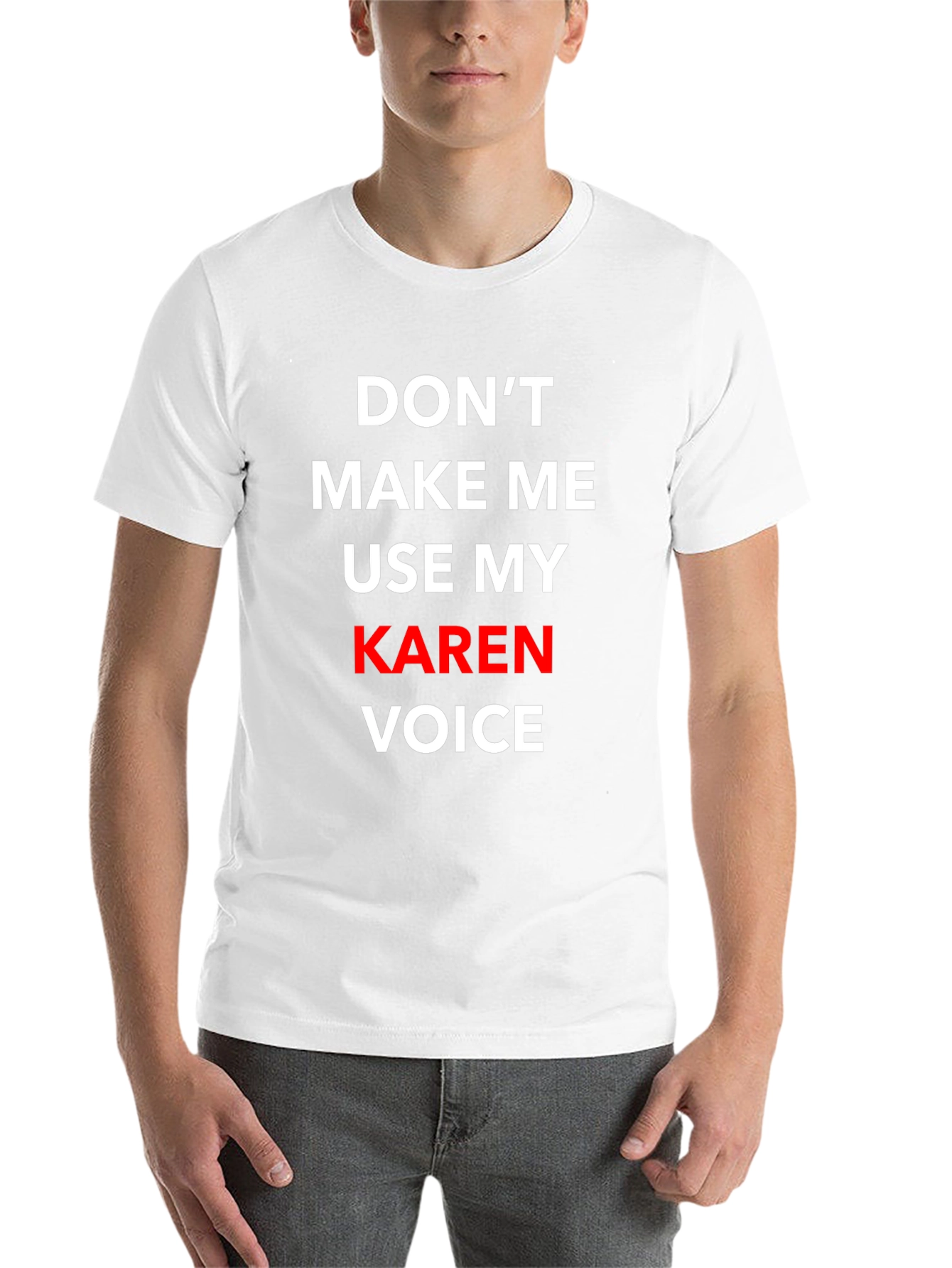 Black Don't Make Me Use My Karen Voice T-Shirt view 14