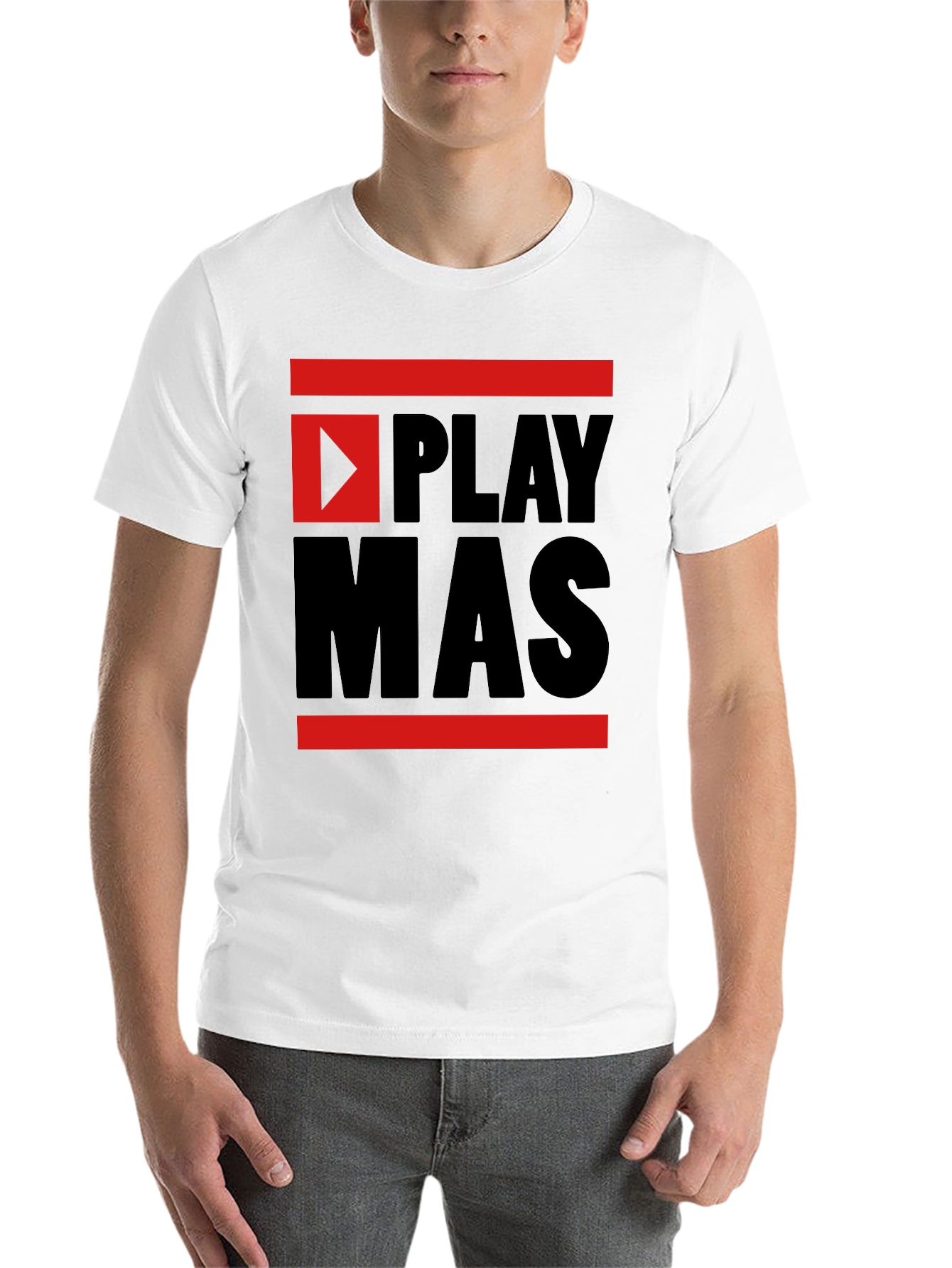 Black Play Mas T-Shirt - Black view 14