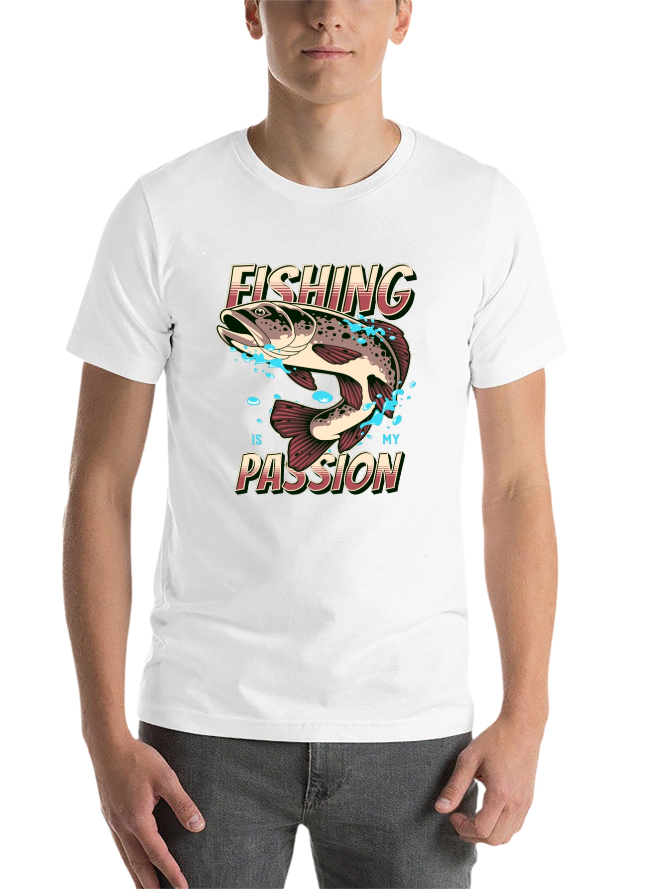 Black Fishing is My Passion Graphic Tee view 14