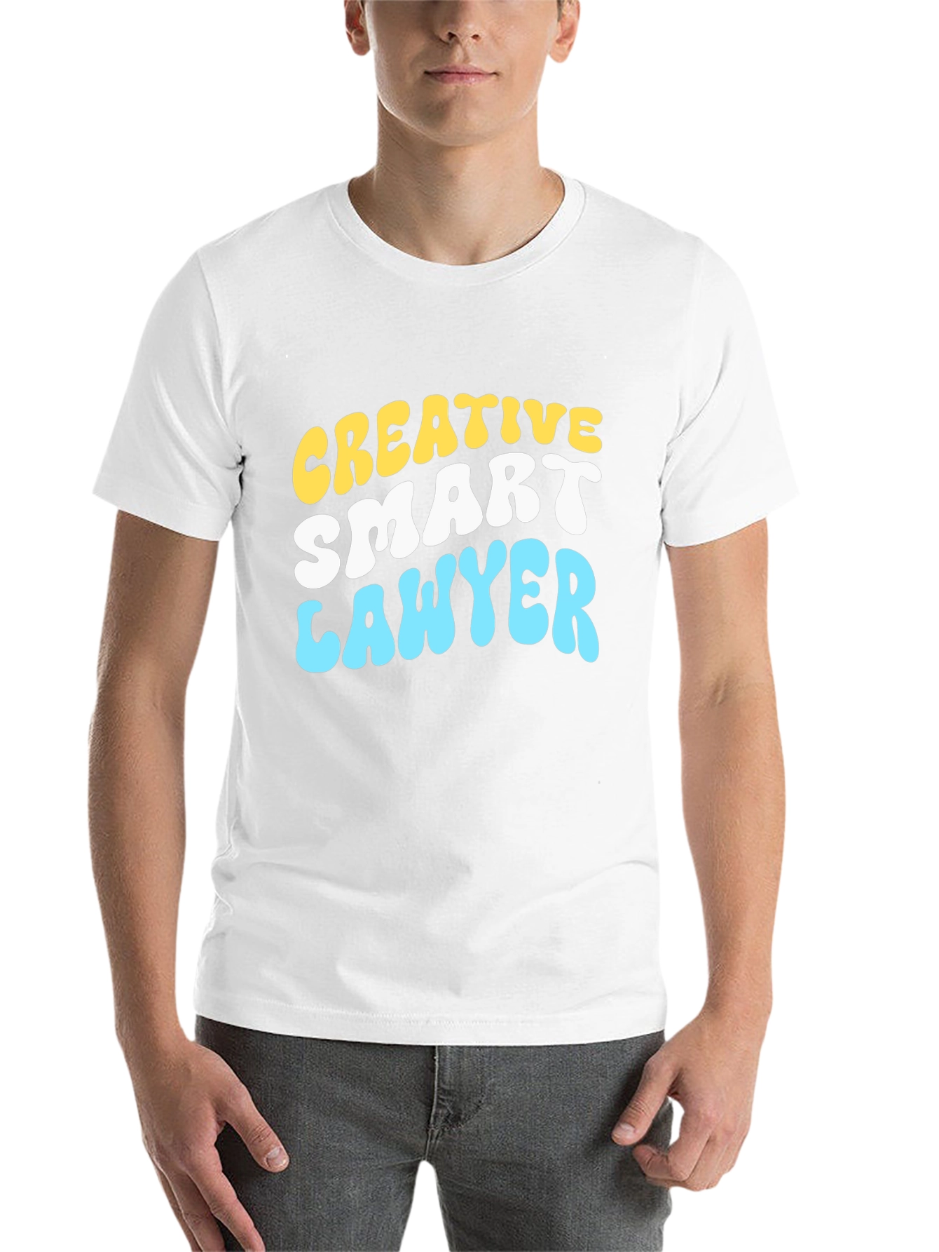 Creative Smart Lawyer Tee - Trendy Attorney T-Shirt - 14