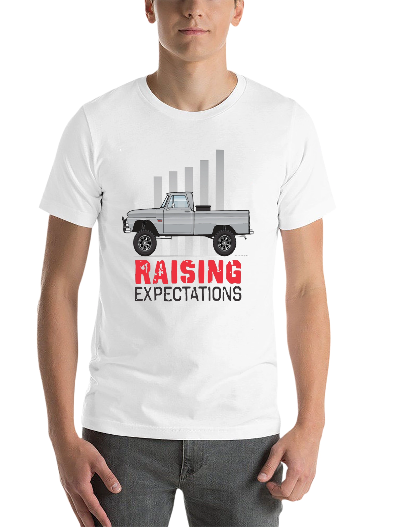 Black Raising Expectations Truck T-Shirt view 14