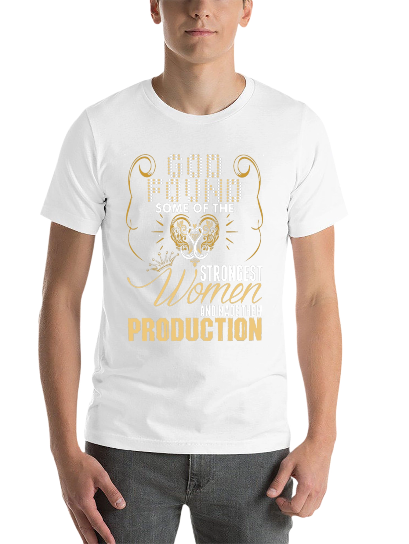 Black Strong Women in Production T-Shirt view 14