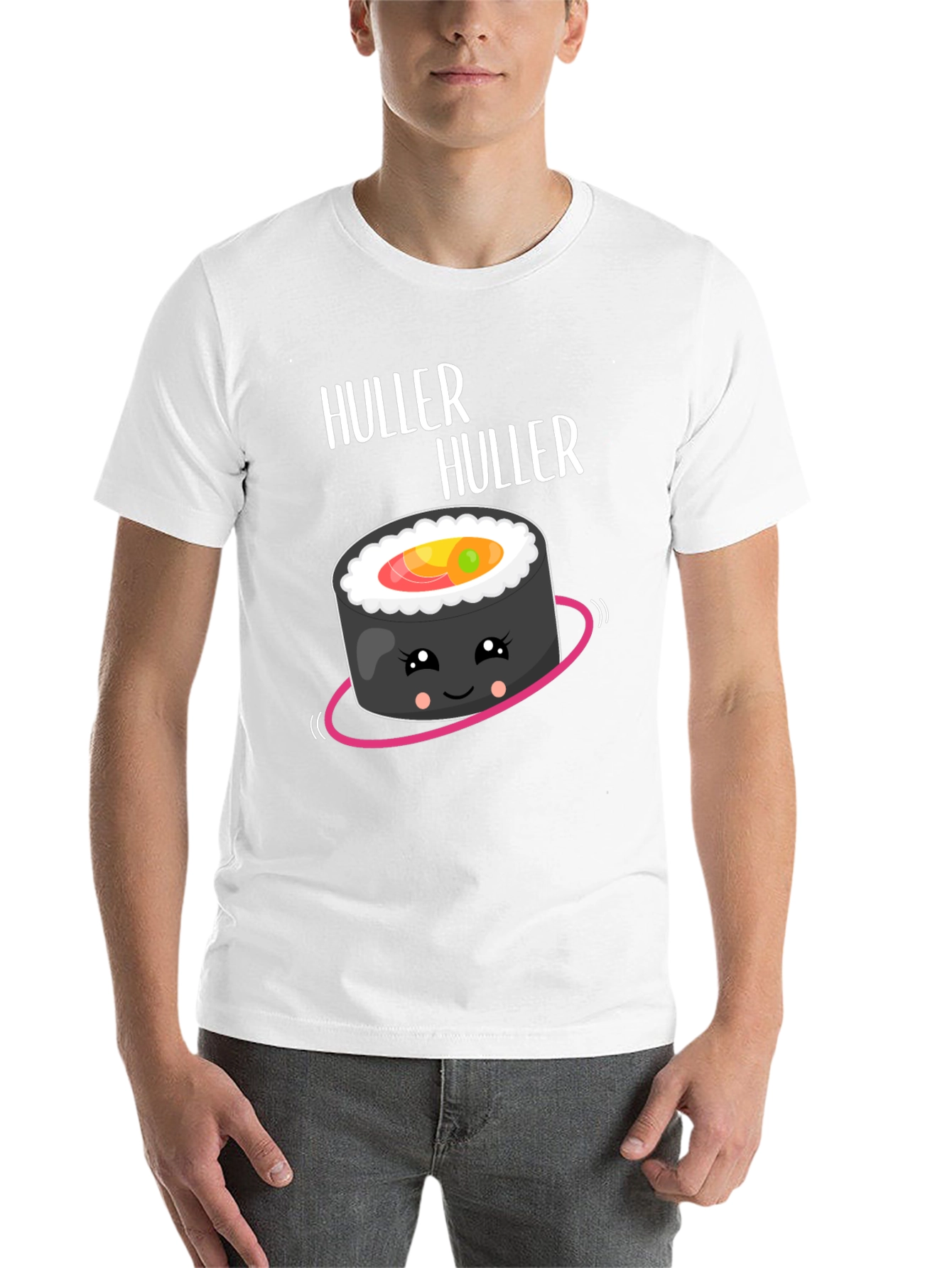 Black Huller Sushi Kawaii Style T-Shirt view 14