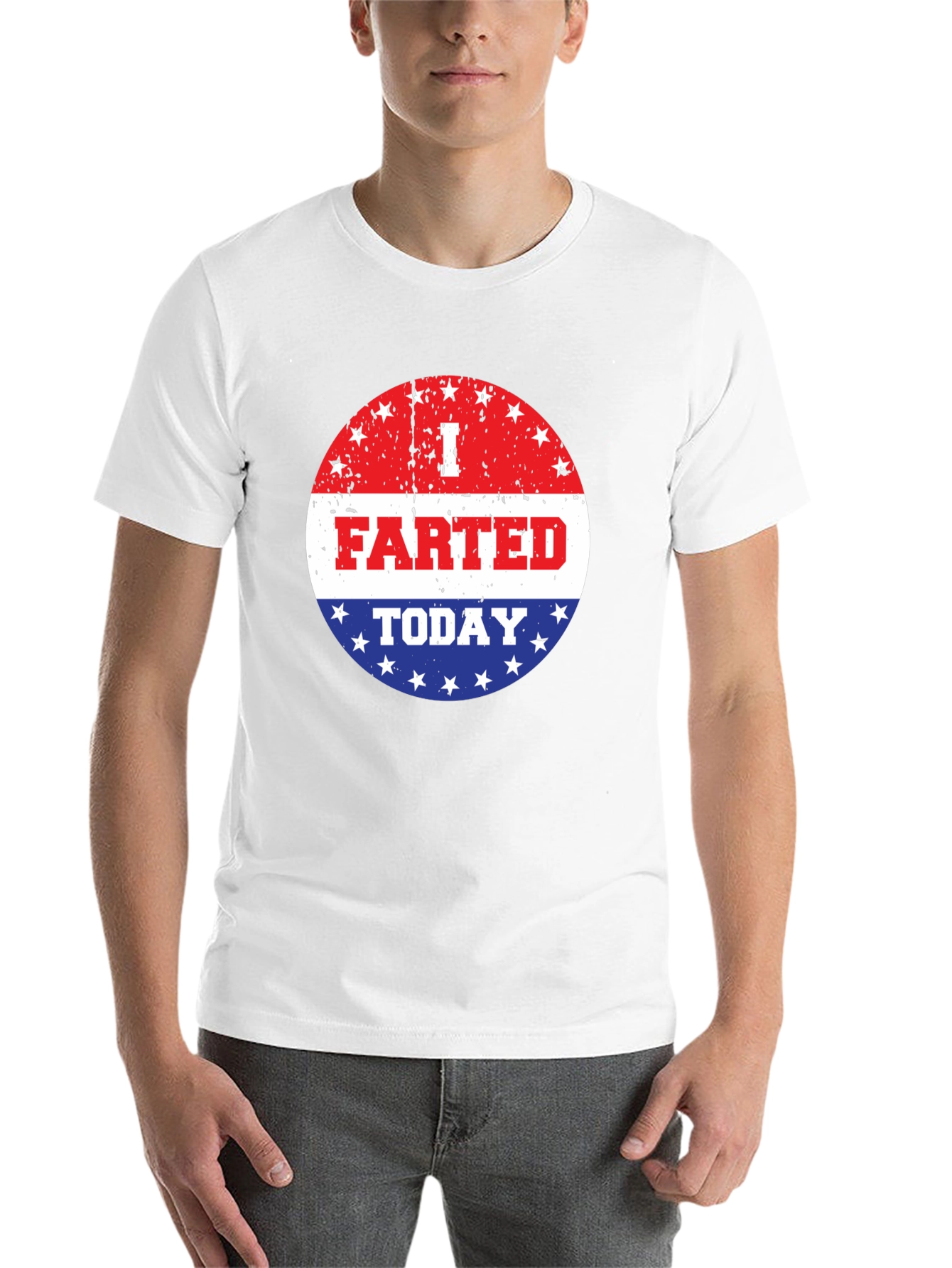 Black I Farted Today Graphic T-Shirt - Funny Slogan Tee view 14