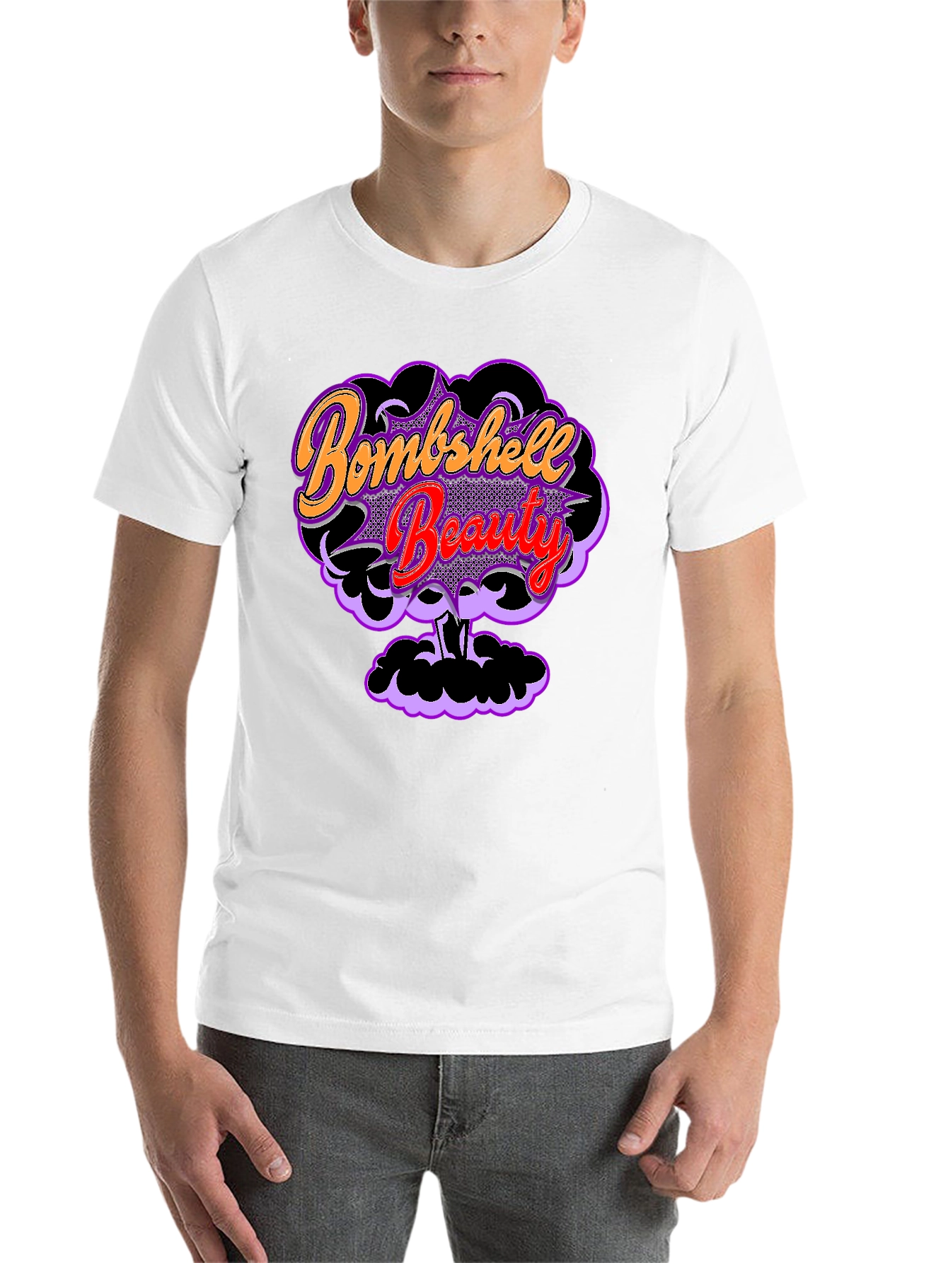 Black Bombshell Beauty Graphic T-Shirt view 14