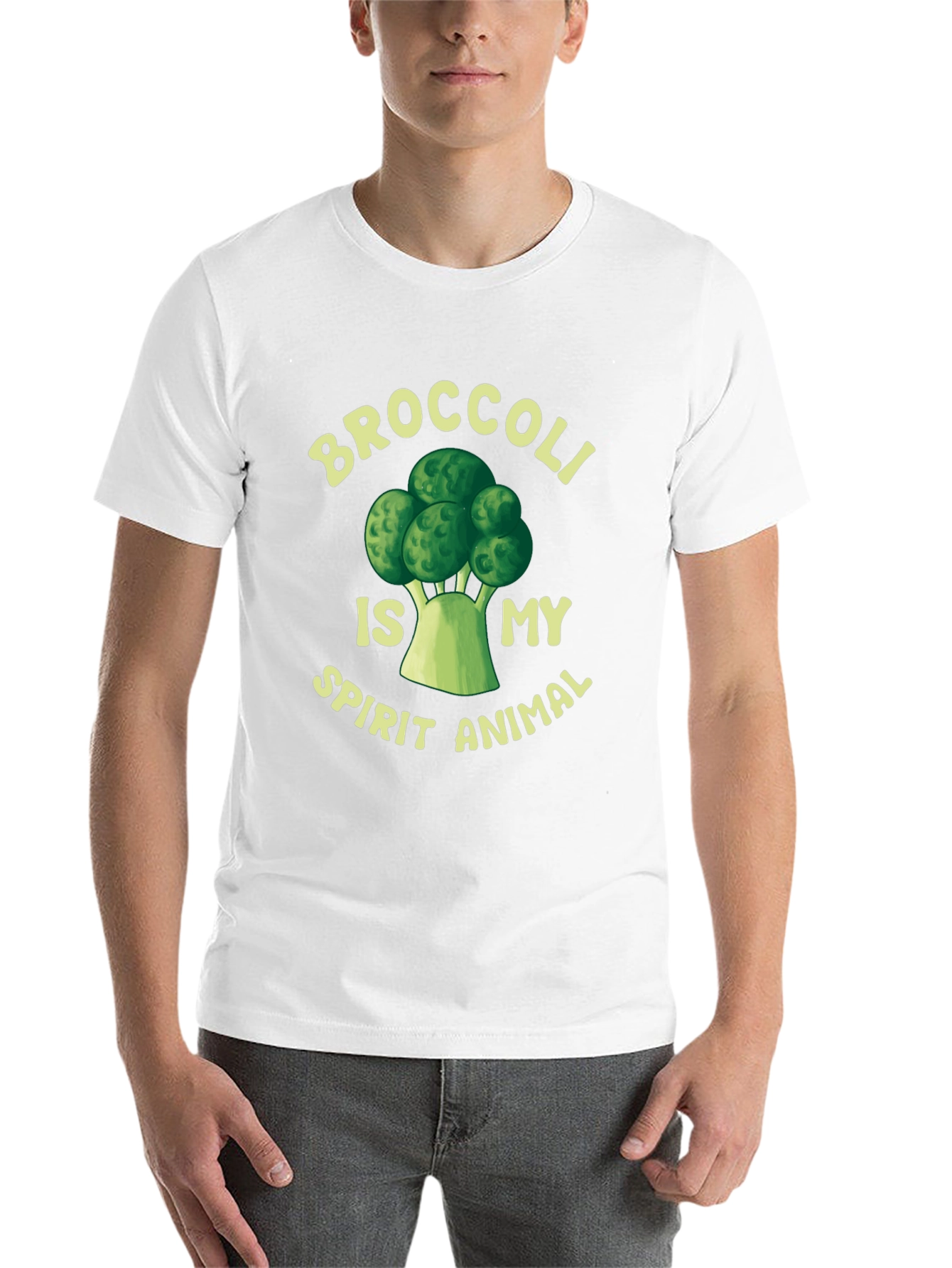 Black Broccoli is My Spirit Animal - Funny T-Shirt view 14