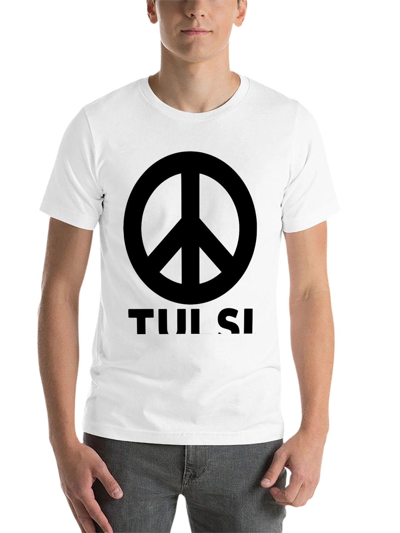Black Peace Symbol T-Shirt view 14