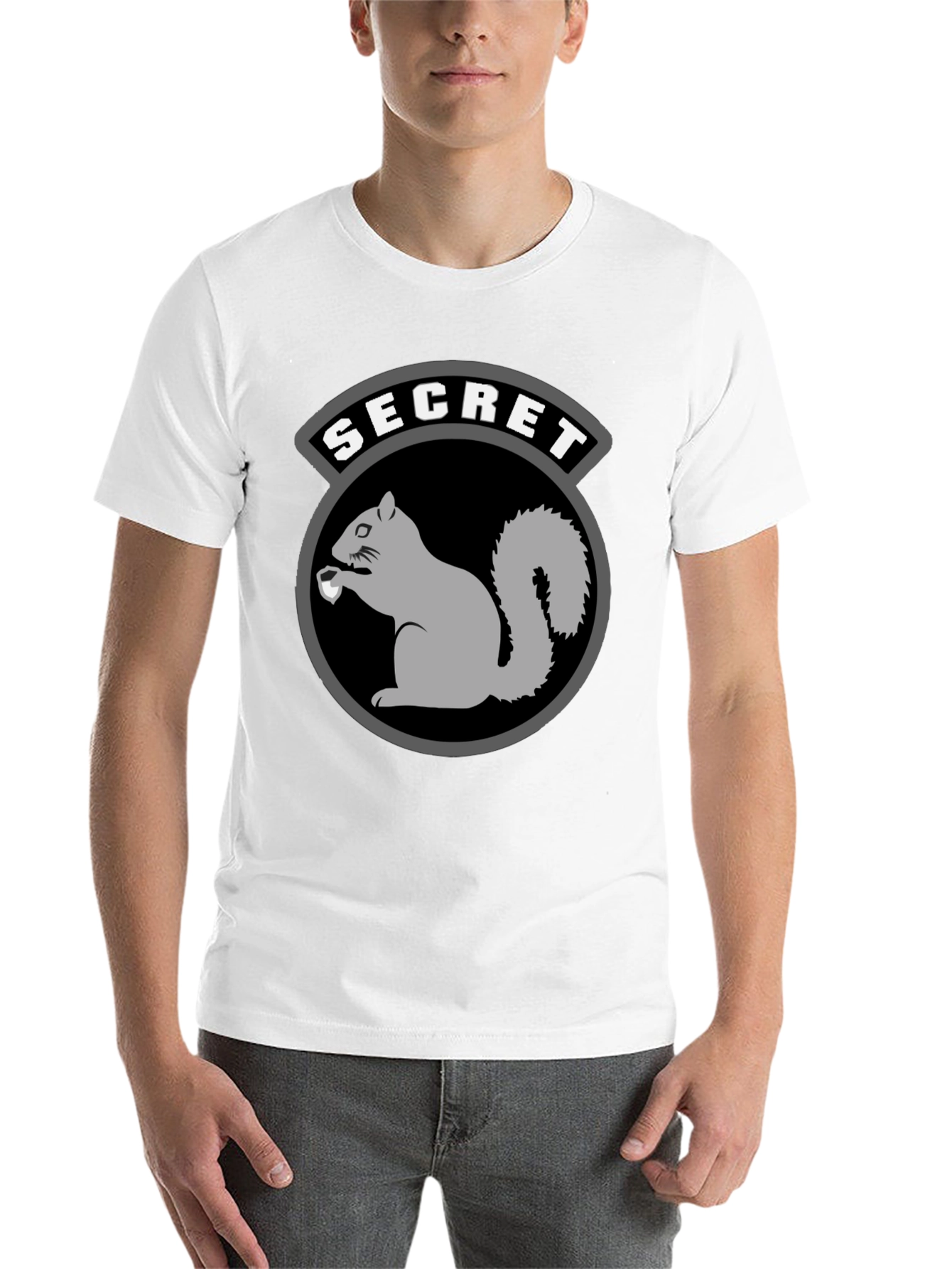 Black Secret Squirrel T-Shirt - Black Graphic Tee view 14